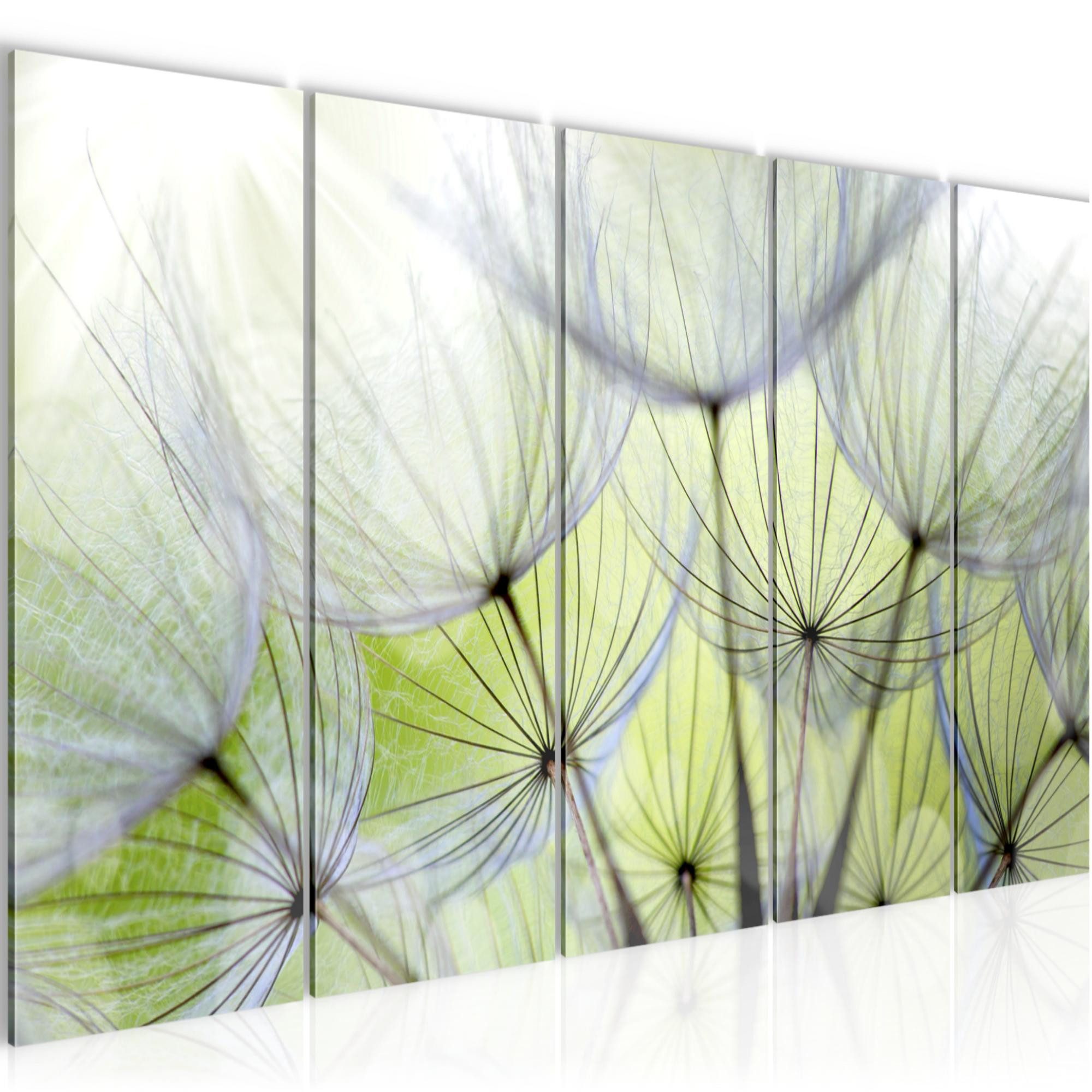 Runa Art Wandbild Bild Pusteblume auf Vlies Leinwand Wanddekoration 206156a, 150L x 60B cm