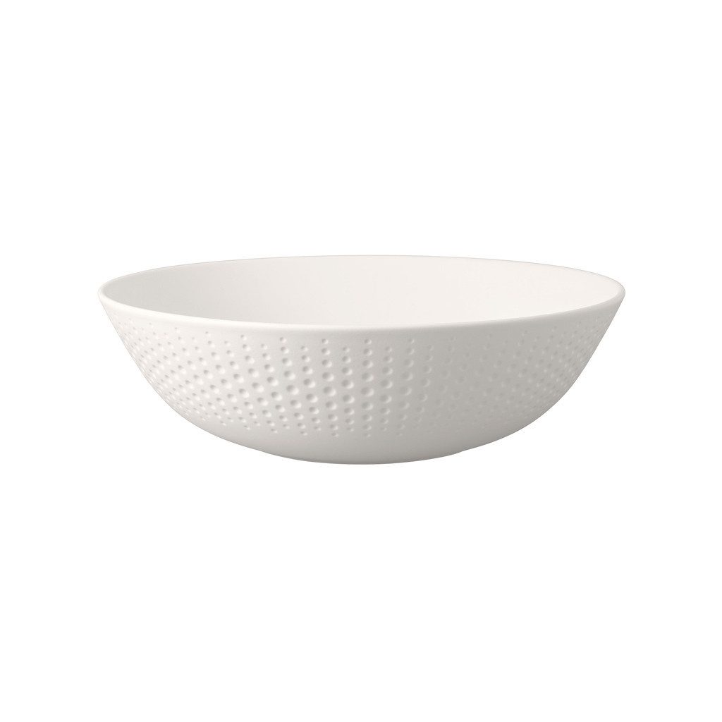 Villeroy & Boch Schale Manufacture Collier Blanc Obst- / Dekoschale, Porzellan, (1x Schale, 1-tlg)