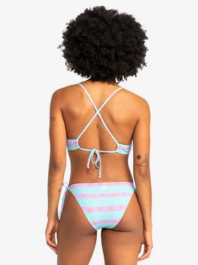 Quiksilver Balconette-Bikini-Top Quiksilver Bikinioberteil zum Knoten Clickity Clack Blue Stripe