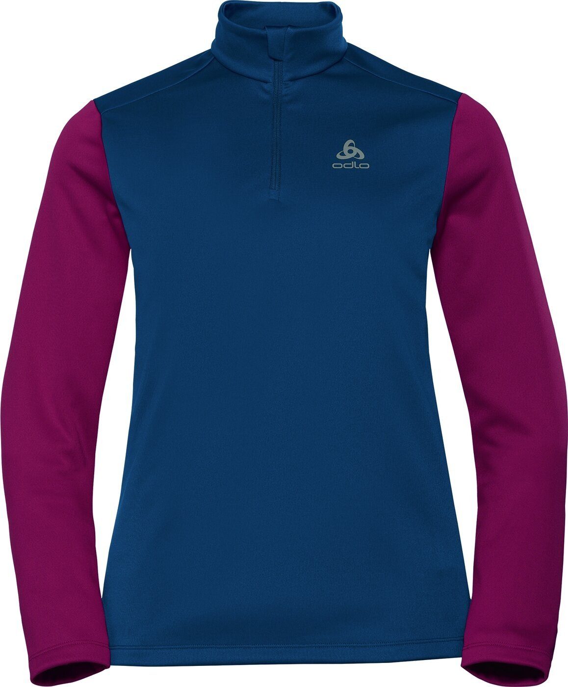 Odlo Rollkragenpullover MIDLAYER 1/2 ZIP PLANCHES 20538 poseidon - rumba red | Rollkragenpullover