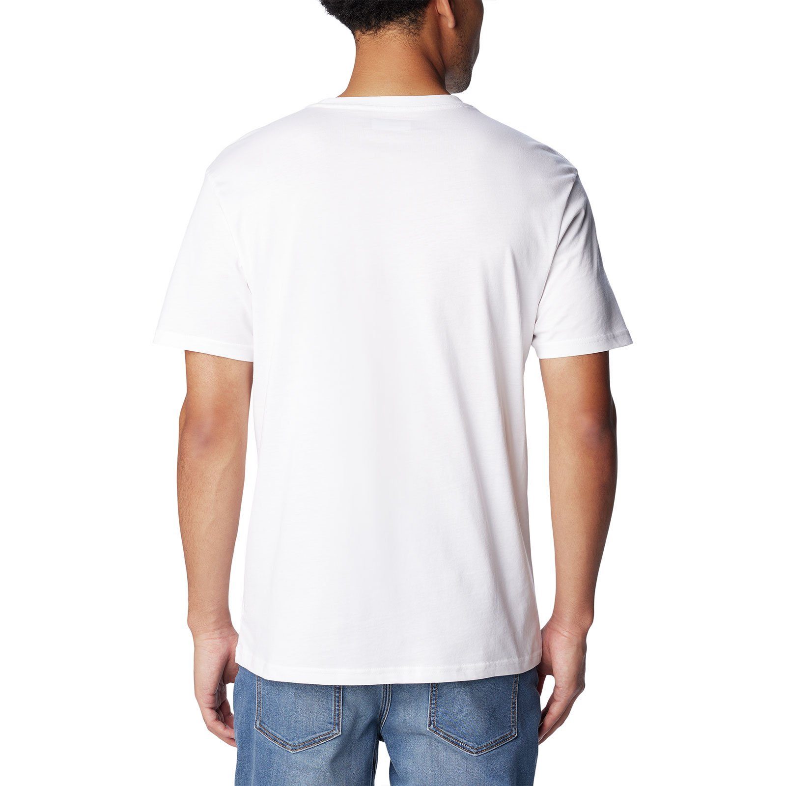 Columbia Kurzarmshirt Basic Logo™ Rundhalsausschnitt 112 mit white T-Shirt