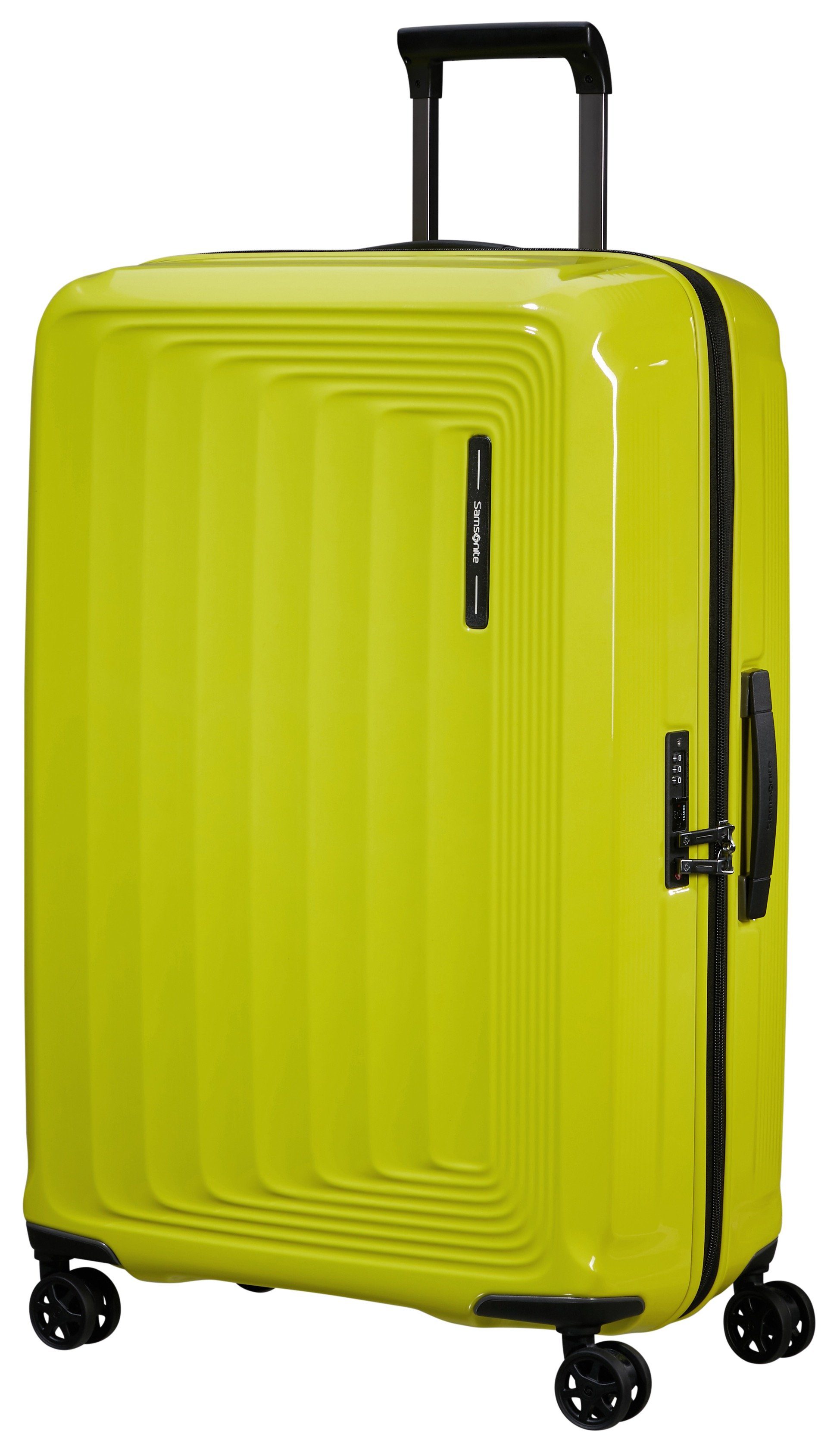 Koffer NUON Rollen 4 75, lime Samsonite metalic