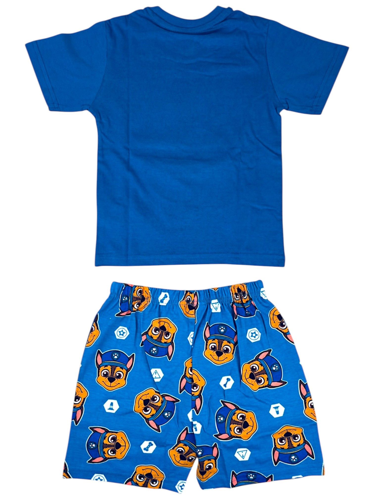 PAW PATROL Schlafanzug Chase (2 tlg) Pyjama Set kurz -Jungen Shorty Gr. 98 - 128 cm