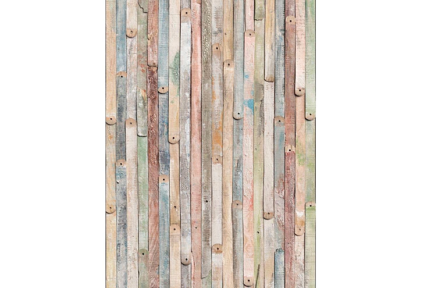 Komar Fototapete Vintage Wood - Größe 184 x 254 cm, glatt, bedruckt, Wohnzimmer, Schlafzimmer