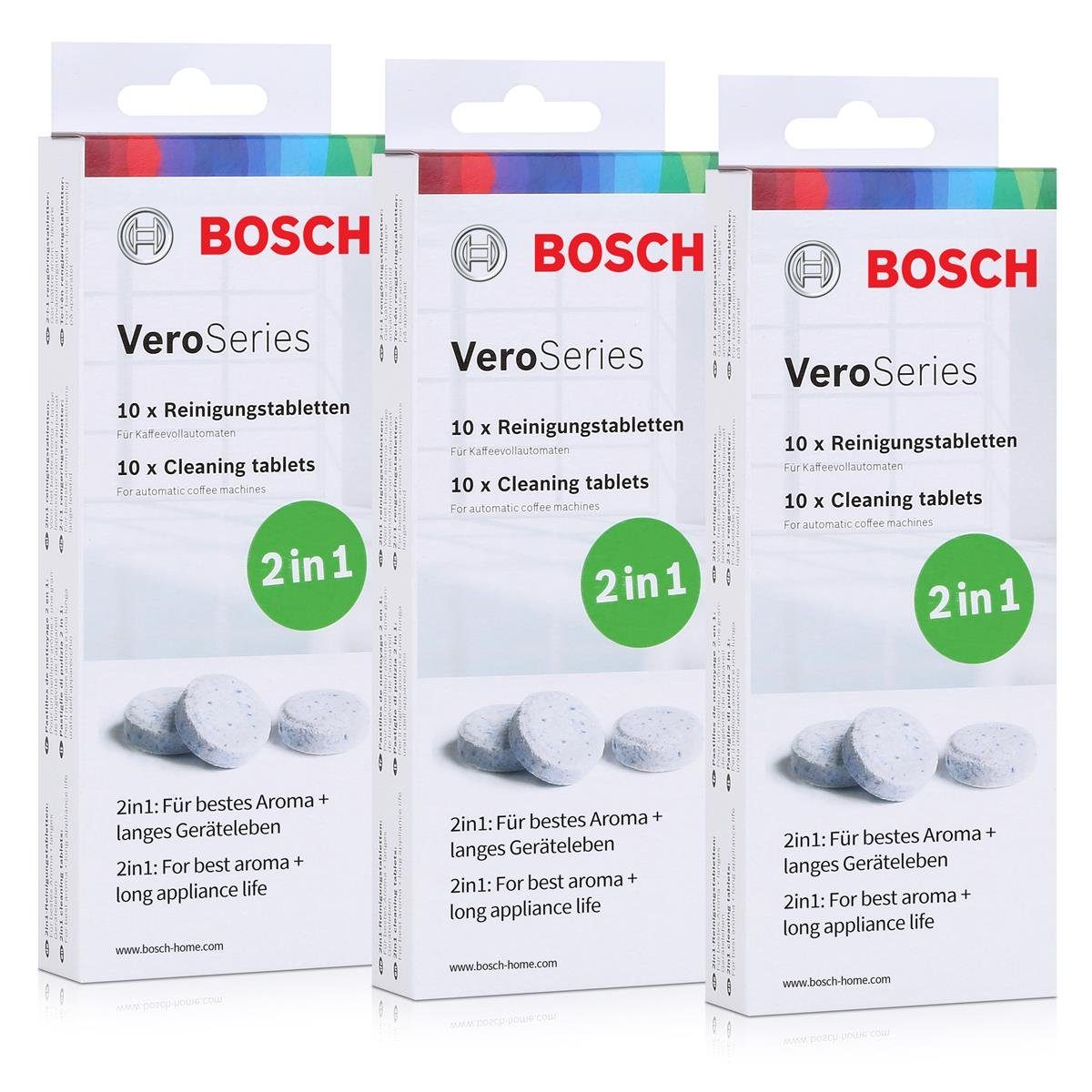 Reinigungstabletten 2in1 VeroSeries TCZ8001 Bosch 10 - (3er BOSCH Reinigungstabletten Tabletten