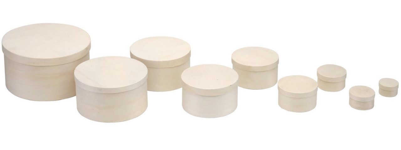 Glorex Geschenkbox Glorex Spandose rund 155 x 80 mm