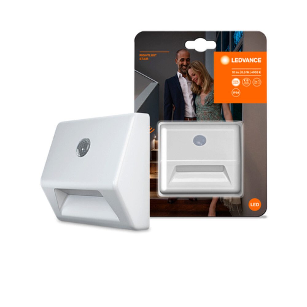 Ledvance Nachtlicht Acrylonitrile butadiene styrene (ABS), 0,25W, kaltweiß, 10lm, L28mm, wassergeschützt, kaltweiß