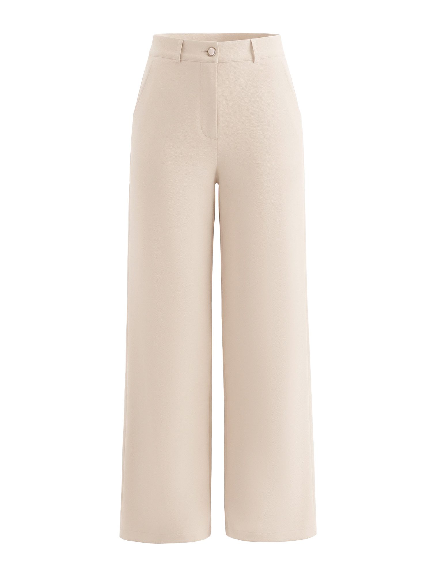 Anzughose Damen High-Waist Wide Leg Elegant Business Marlene-Hose