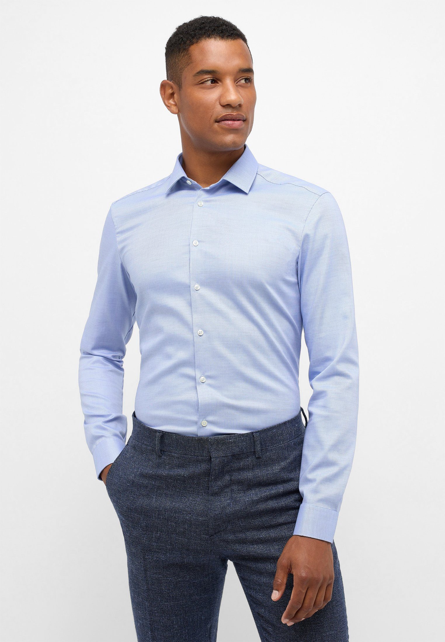 Eterna Langarmhemd SUPER SLIM günstig online kaufen