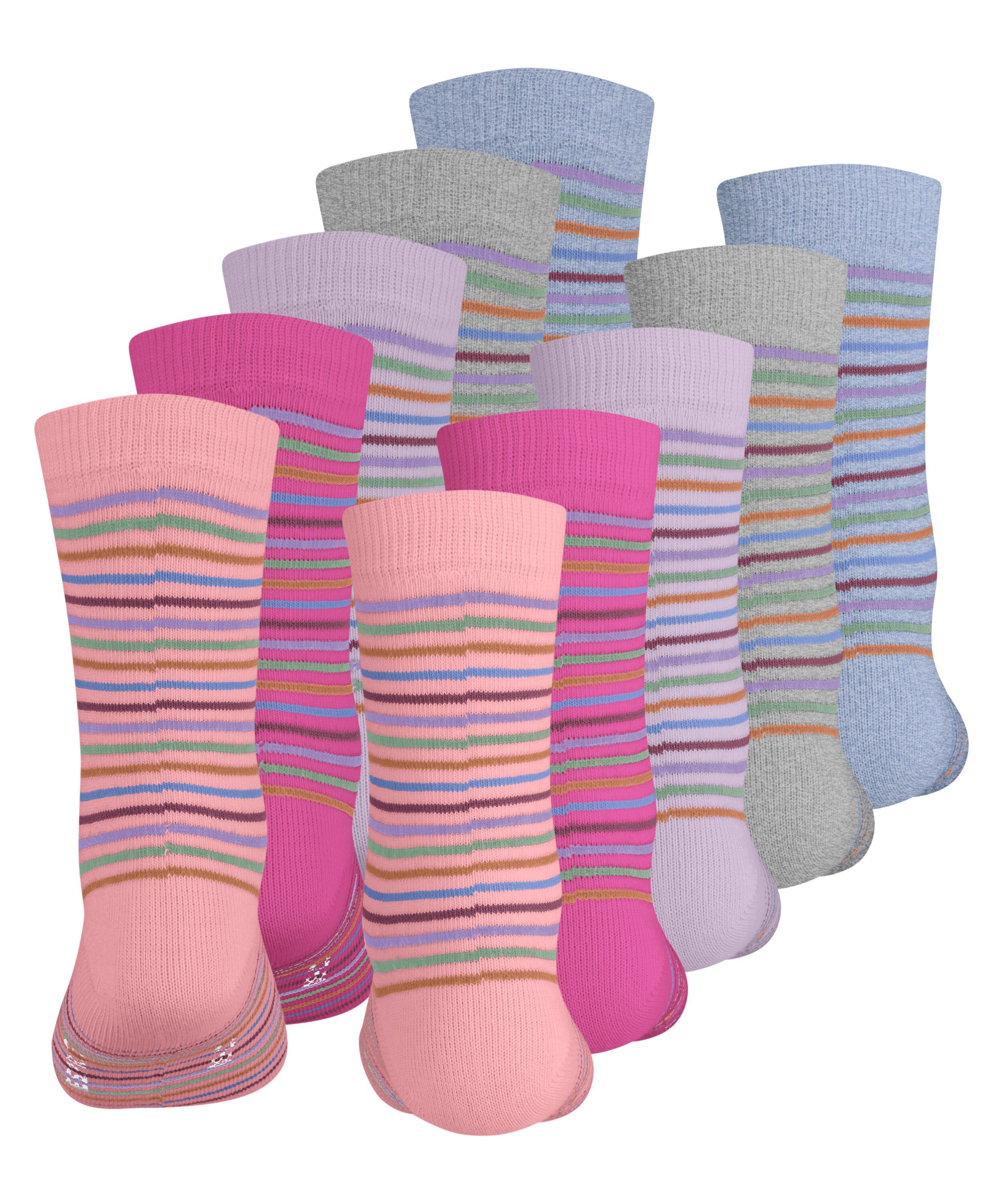 Multi Socken 5-Pack sortiment (5-Paar) Stripe (0010) Esprit
