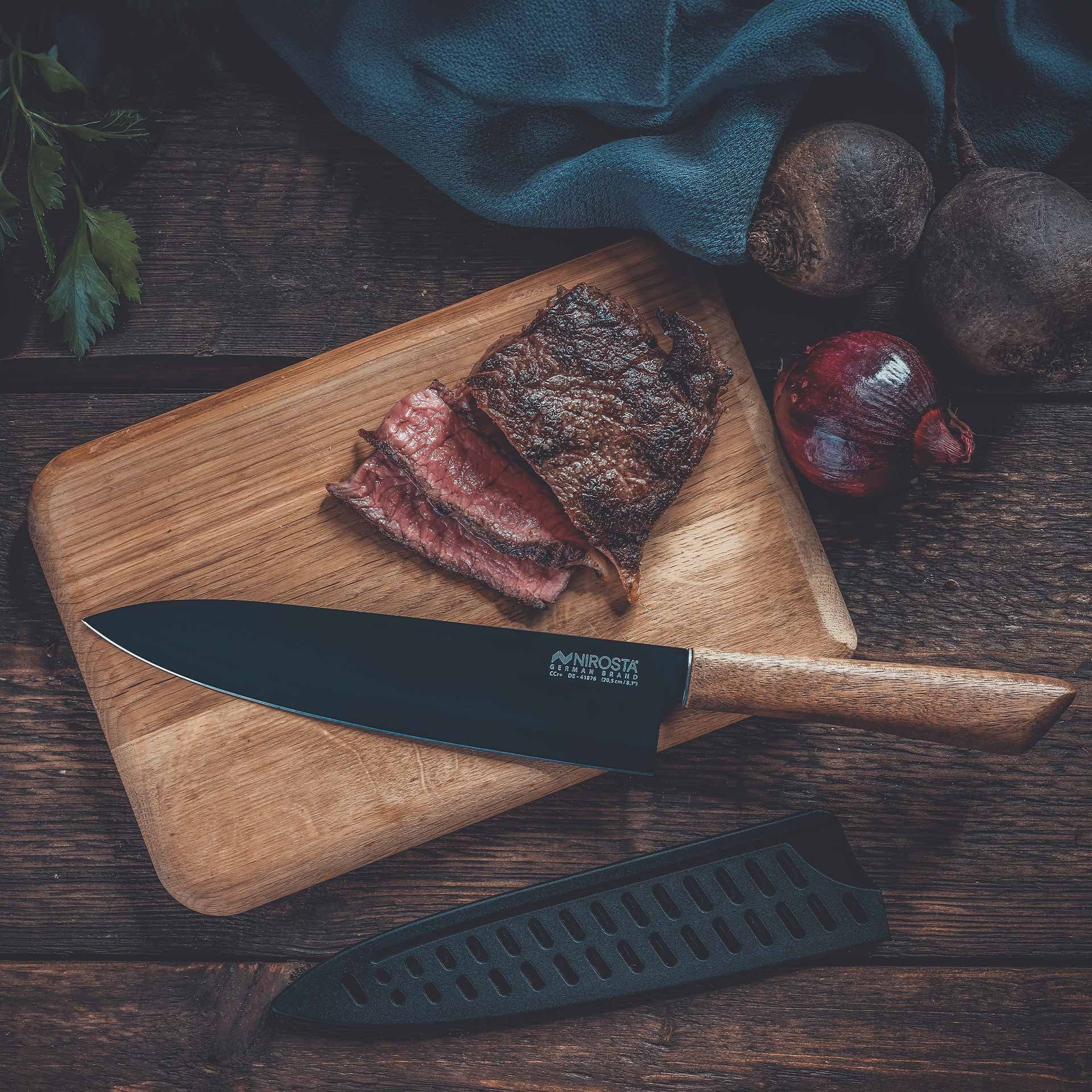 Nirosta Kochmesser Allzweckmesser, Gemüseschneider, Fleischmesser, Kräuterhacker