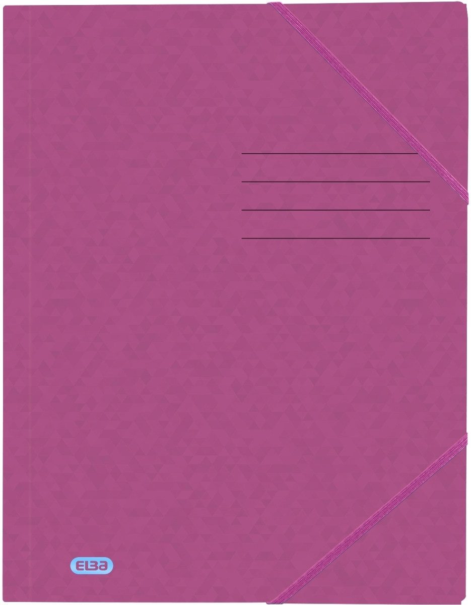 OXFORD Fächermappe Eckspannmappe Top File+ A4 3 Klappen violett