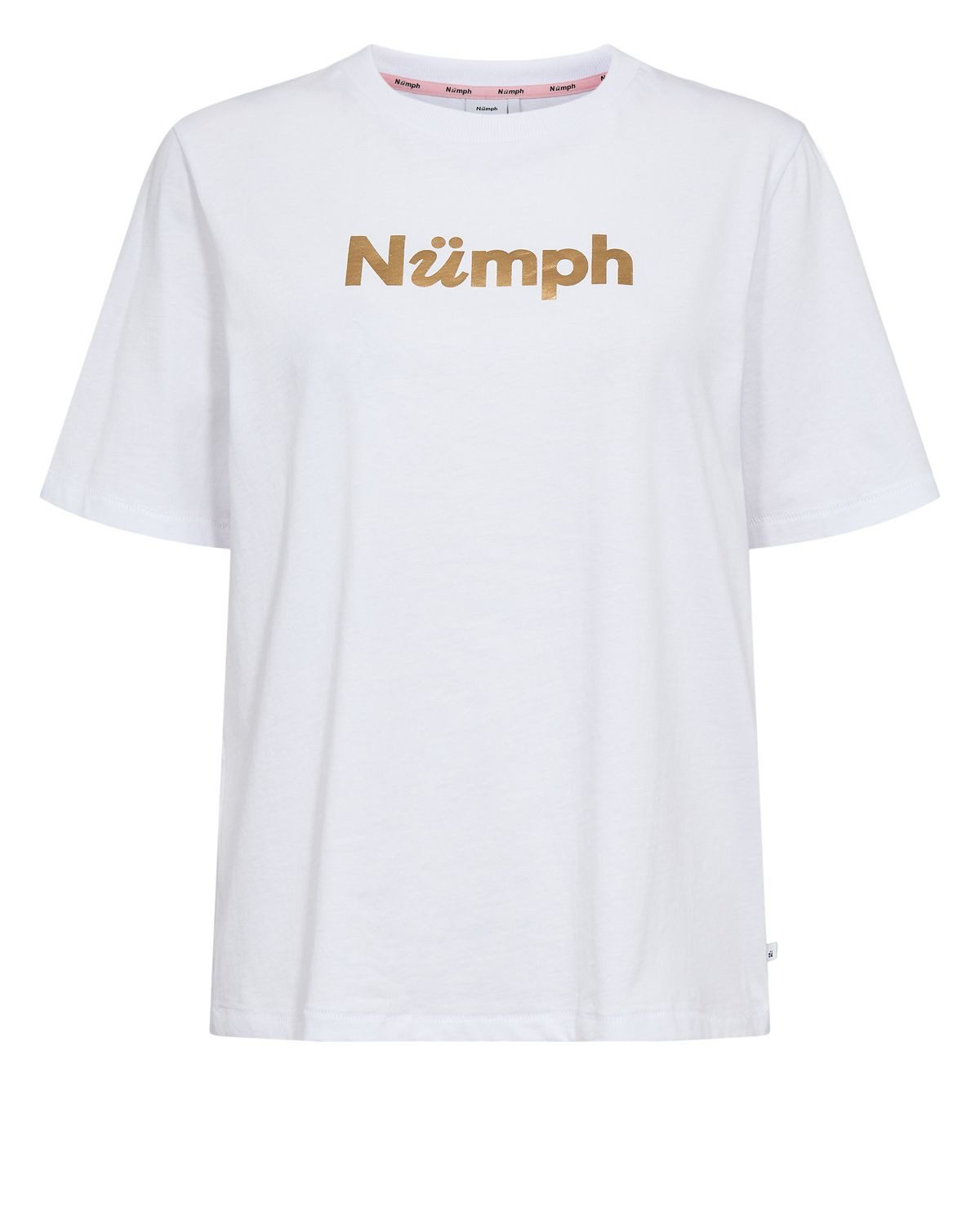 nümph T-Shirt - T-Shirt mit Logo Print - Basic T-Shirt - Numinny Shirt GOTS