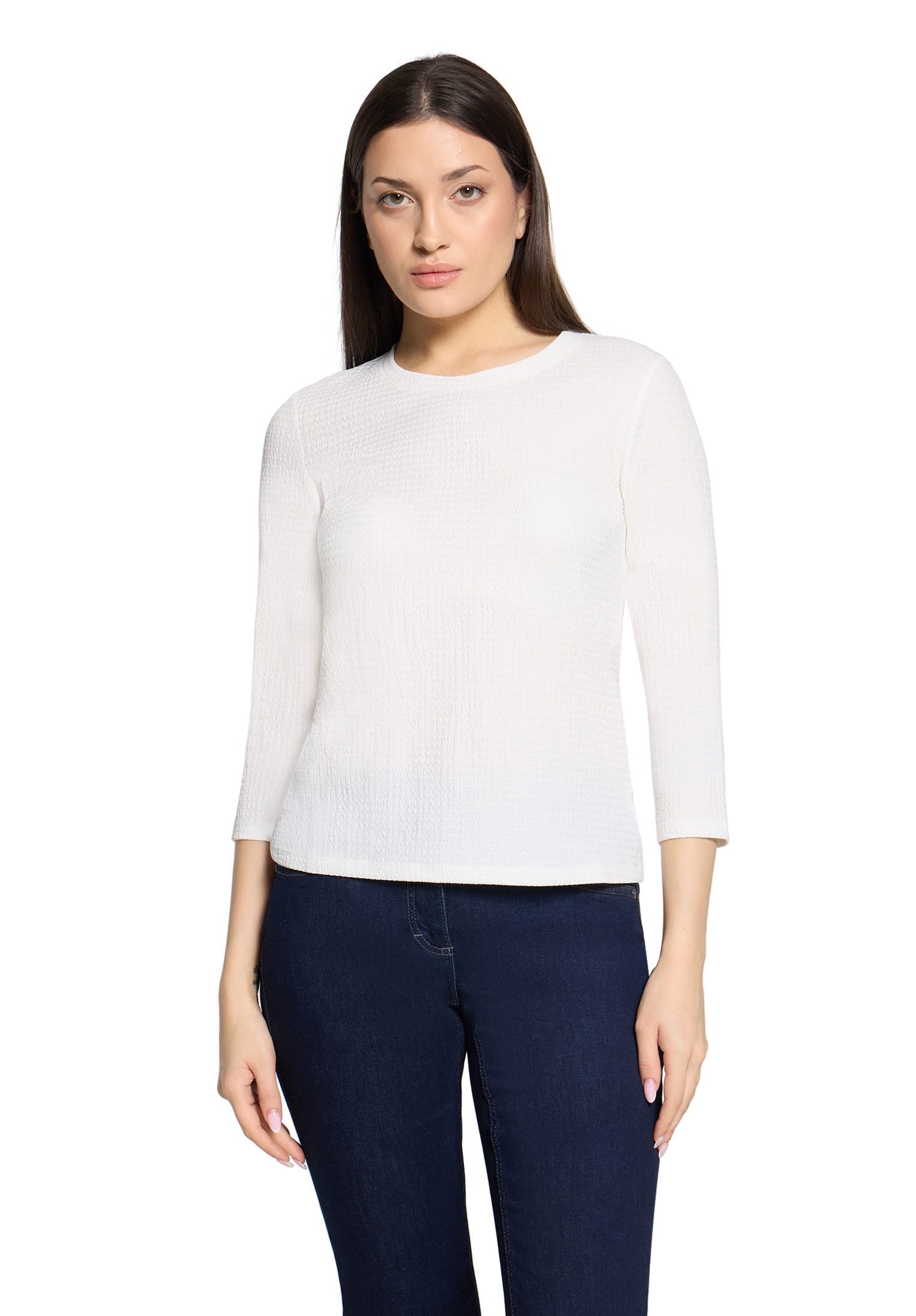 Betty Barclay 3/4-Arm-Shirt Damen mit Rundhalsausschnitt (1-tlg) günstig online kaufen