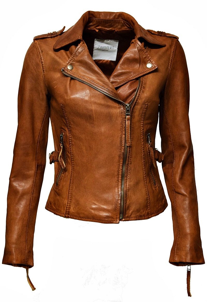 Zimmert Leather Lederjacke Amalia pflanzliche Gerbung