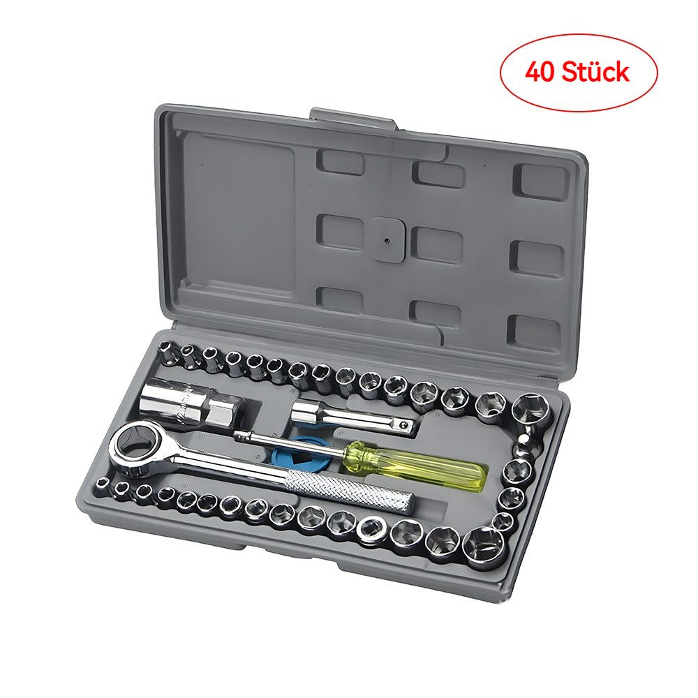 Hikity Ящики для инструментов Steckschlüssel Steckschlüsselsatz Трещоткиschlüssel 40tlg (40 St)