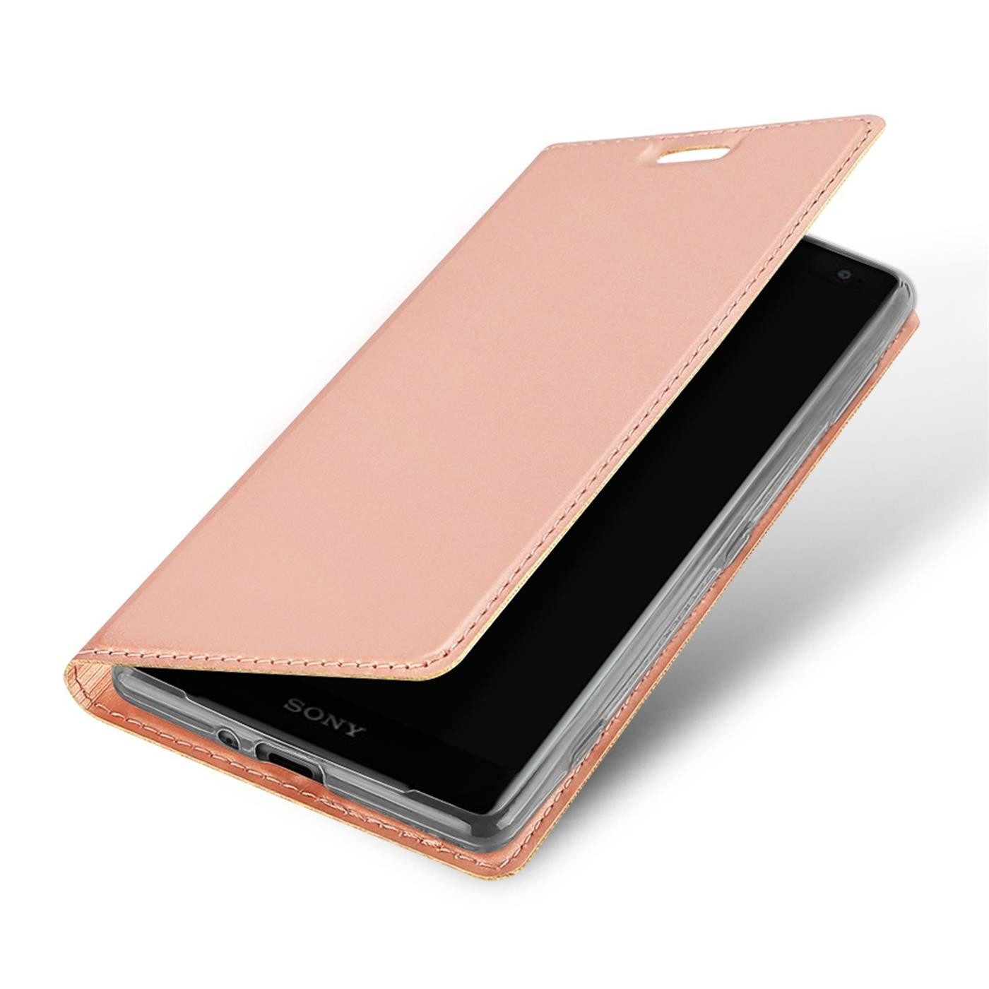 CoolGadget Handyhülle Magnet Case Handy Tasche für Sony Xperia XZ2 5,7 Zoll, Hülle Klapphülle Ultra Slim Flip Cover für Sony XZ2 Schutzhülle