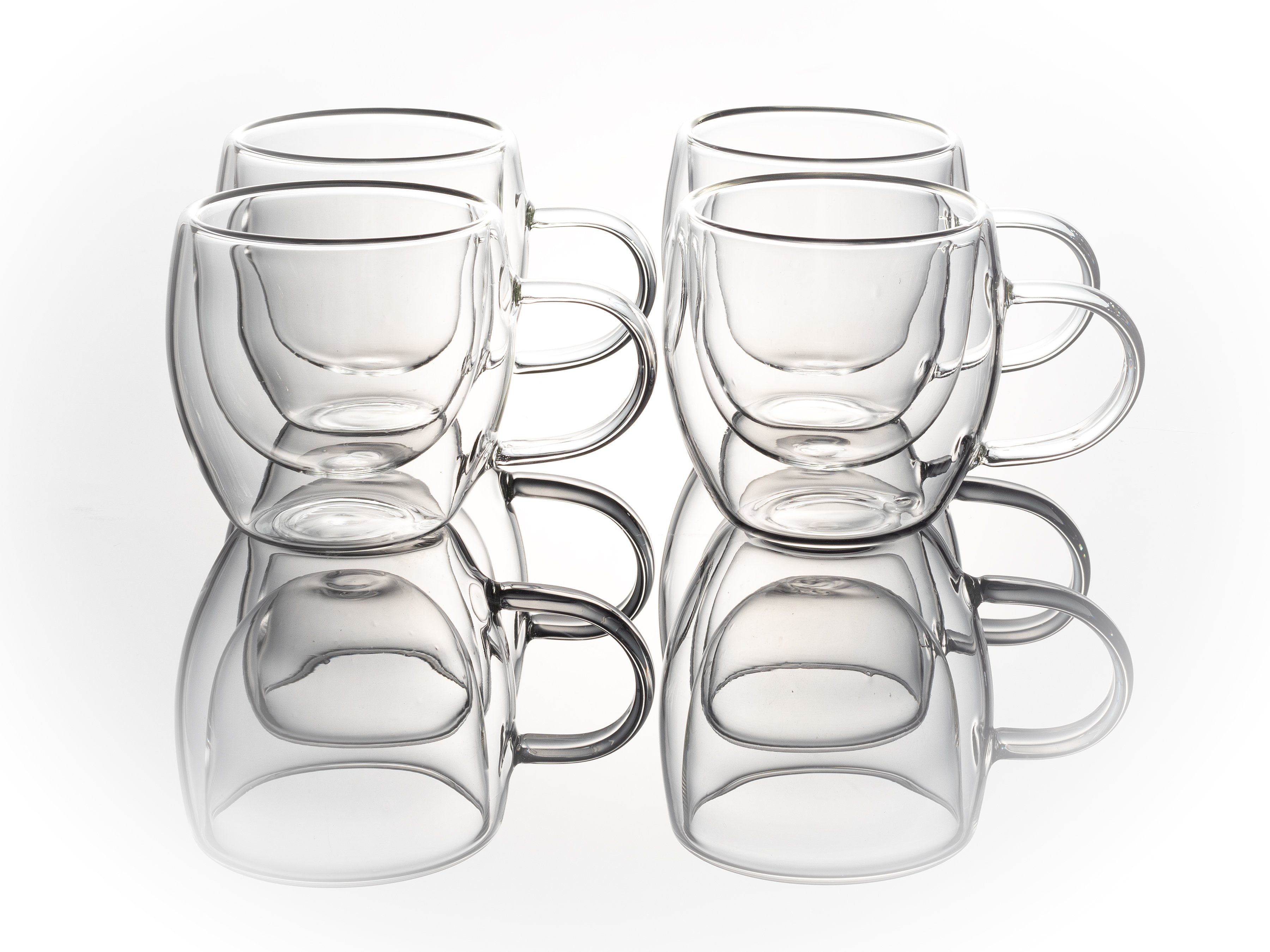 Espressoglas Doppelwandige Espressotassen 4er Set (4x80ml)