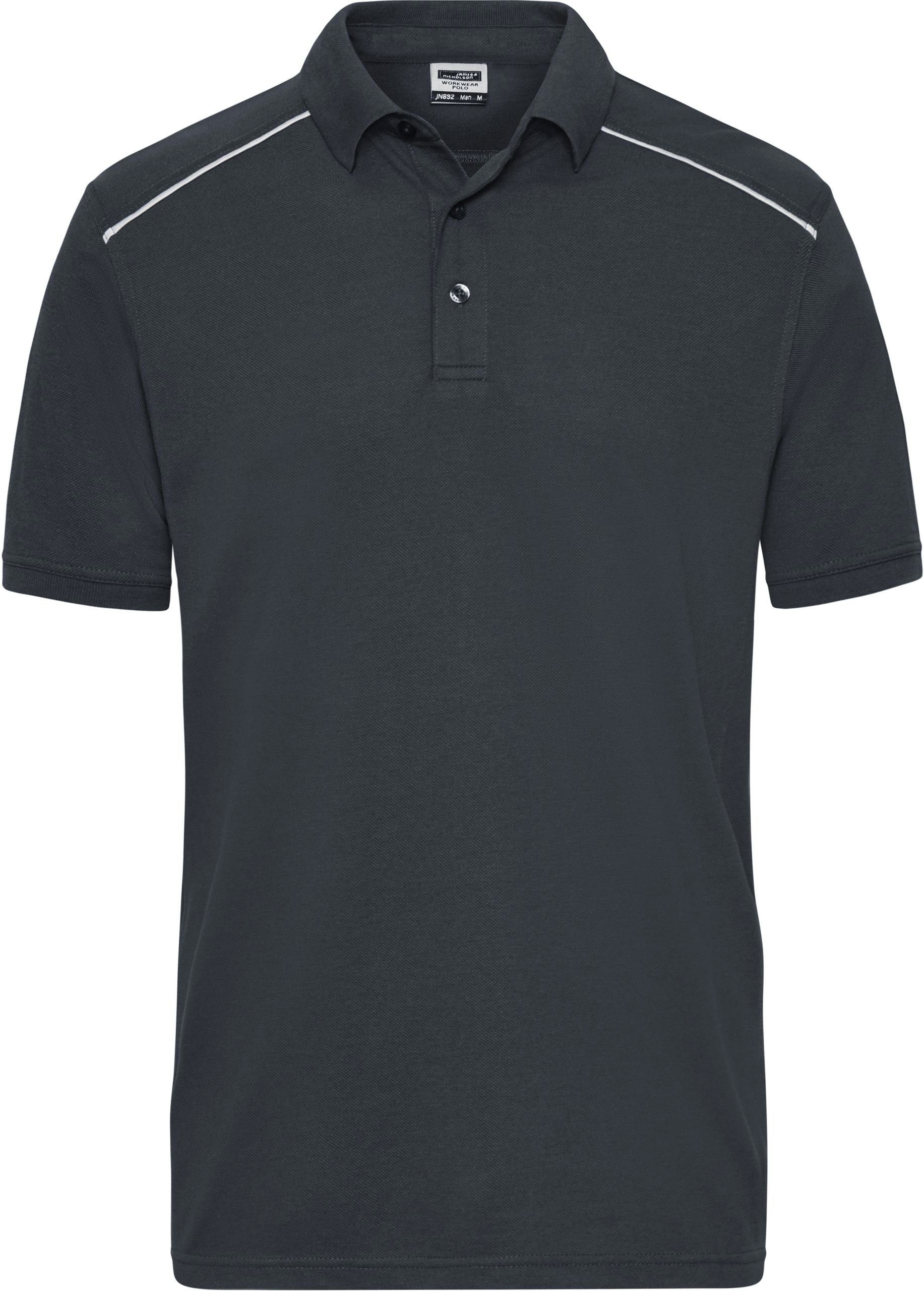 James & Nicholson Poloshirt Workwear Polo -Solid- FaS50892 auch in Übergrößen Carbon
