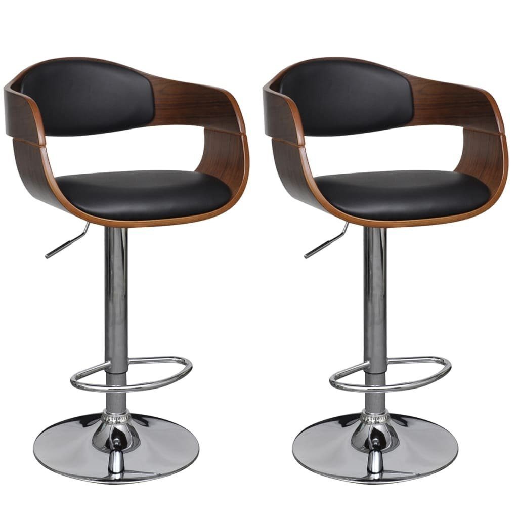 Barhocker Barstühle (2er Set), drehbar und höhenverstellbar,Pflegeleicht