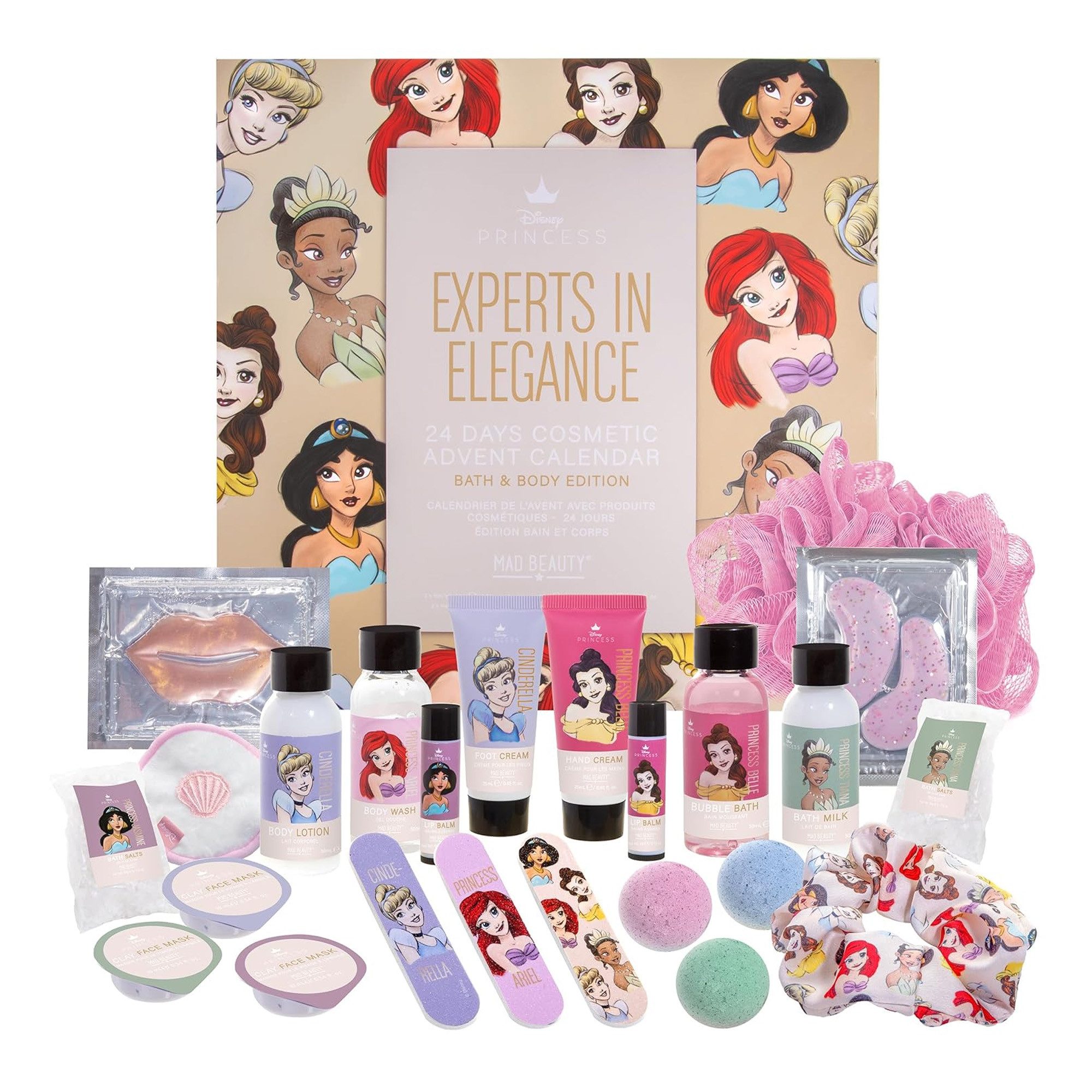 Mad Beauty Adventskalender Disney Princess Kosmetik Bath & Body Edition