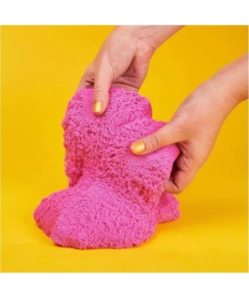 Spin Master Spielsand Spin Master Kinetic Sand Shimmer (pink) (packung, 1-St., Kinetic Sand), Wiederverschließbarer Verkaufsbeutel zur Aufbewahrung