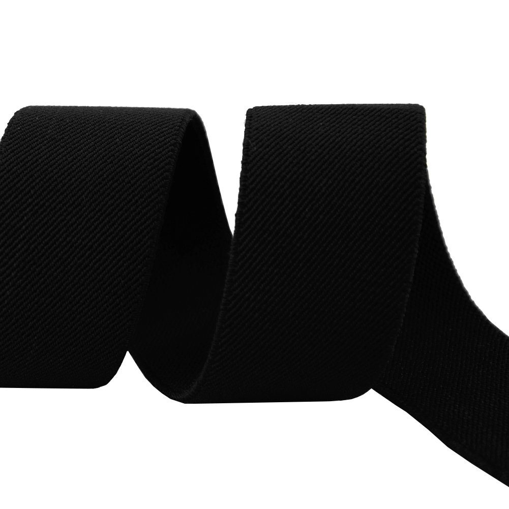 DonDon Hosenträger für Herren 3,5 cm breit 4 Clips mit braunem Leder längenverstellbar (1-St) Y-Form, verstellbar mit Clipverschluß, elastisch