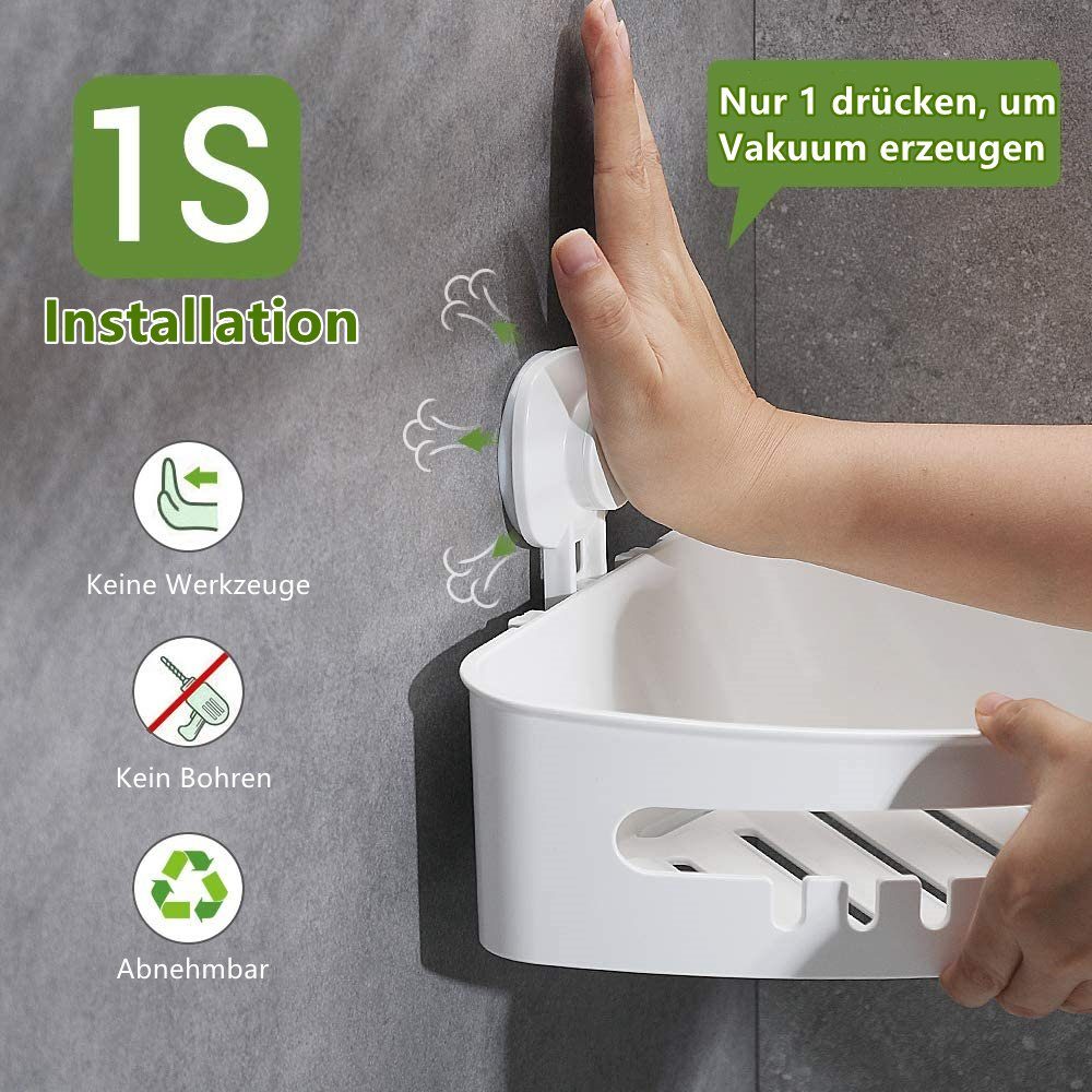 Elegear Duschablage Duschkorb für Ecke, Dusche günstig online kaufen