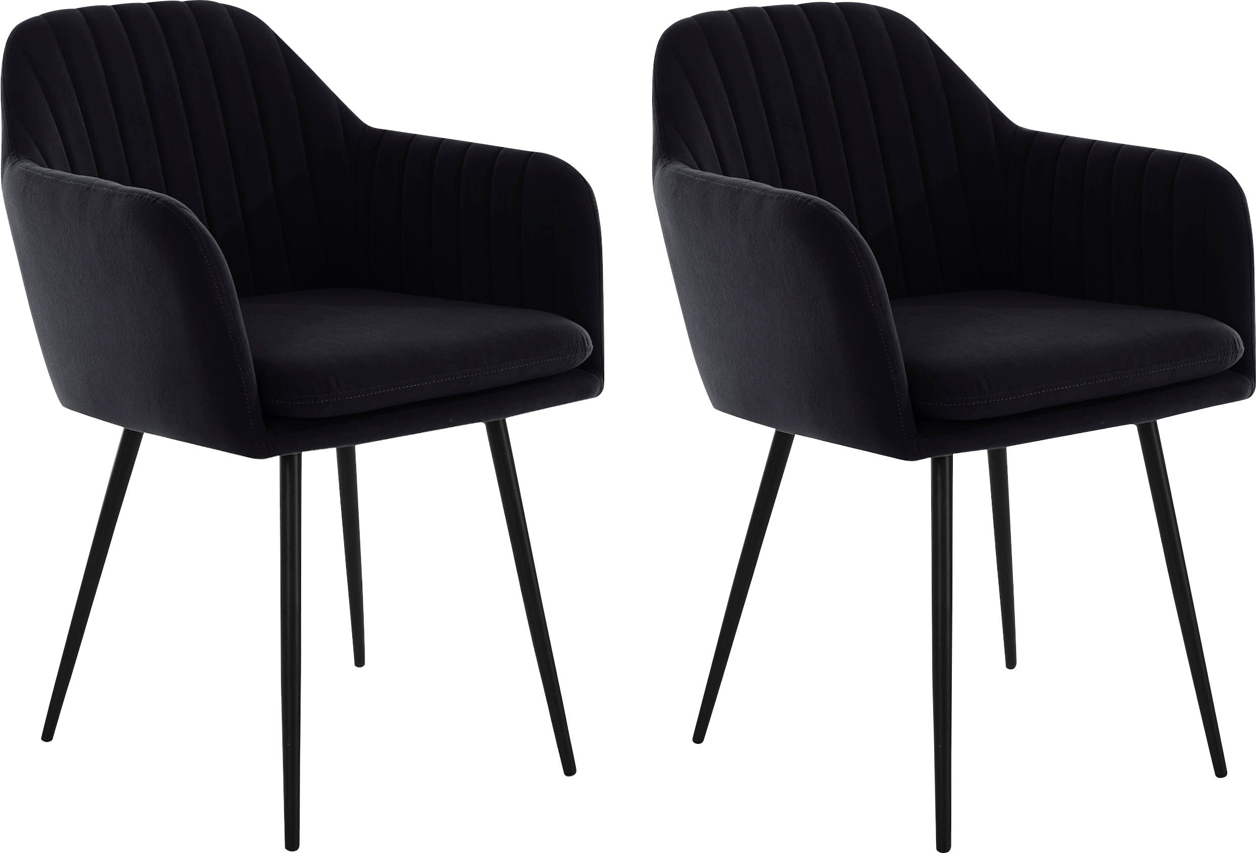 HELA Armlehnstuhl CARLA (Set, 2 St), bequemer Armlehnstuhl, Schalenstuhl günstig online kaufen