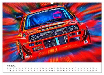 CALVENDO Wandkalender Tourenwagen von gestern (Premium, hochwertiger DIN A2 Wandkalender 2023, Kunstdruck in Hochglanz)
