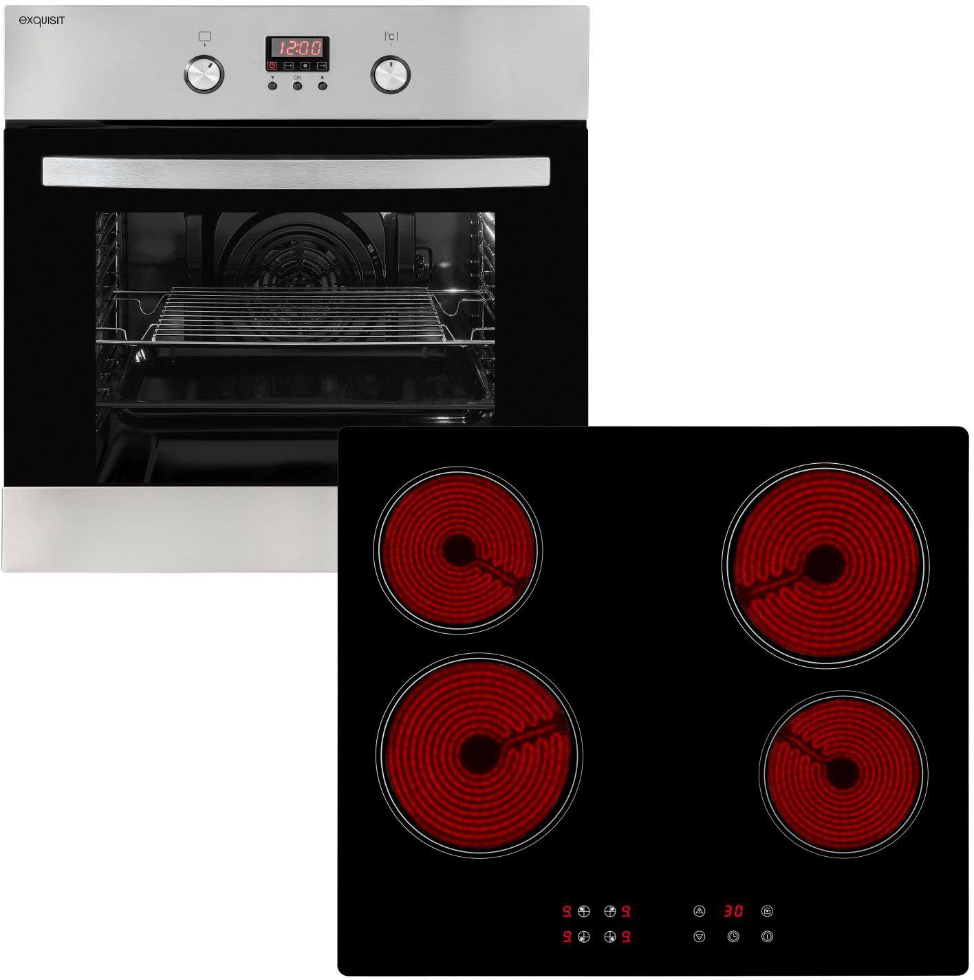 exquisit Backofen-Set BAKO65601H