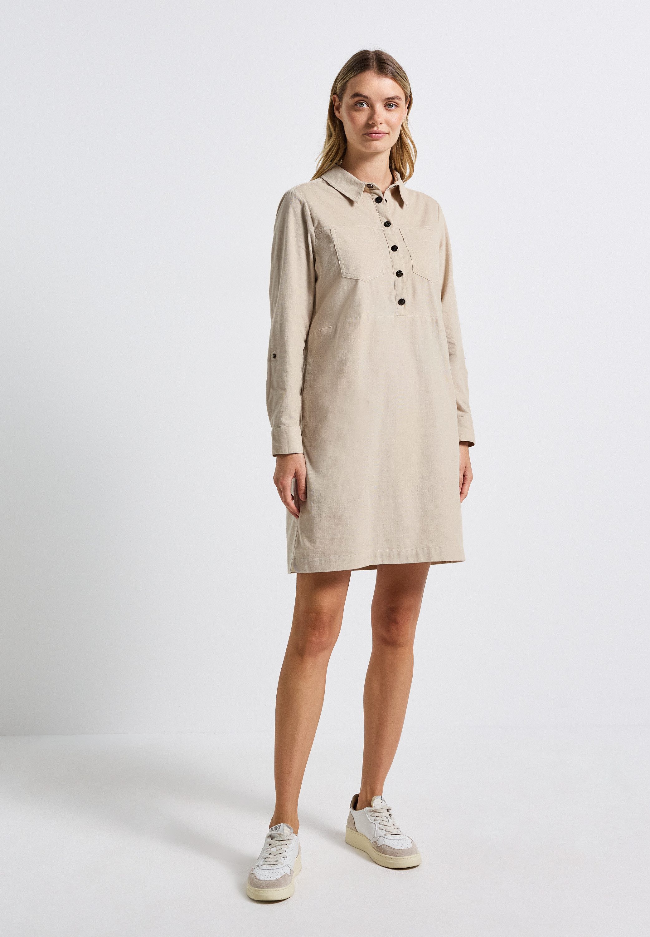 STREET ONE Blusenkleid aus 100% Baumwolle