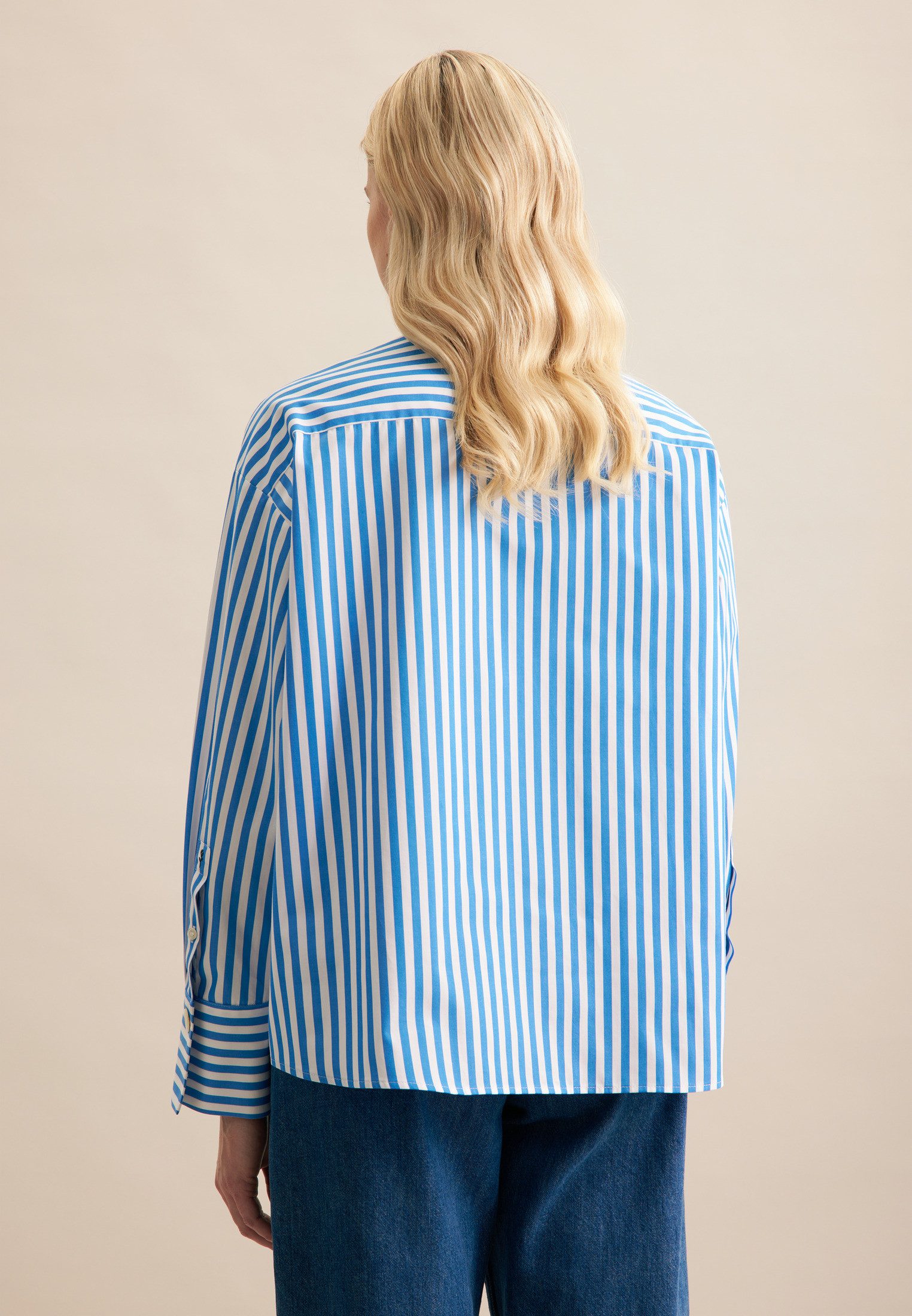 seidensticker Hemdbluse Schwarze Rose 1/1 Kragen Streifen günstig online kaufen