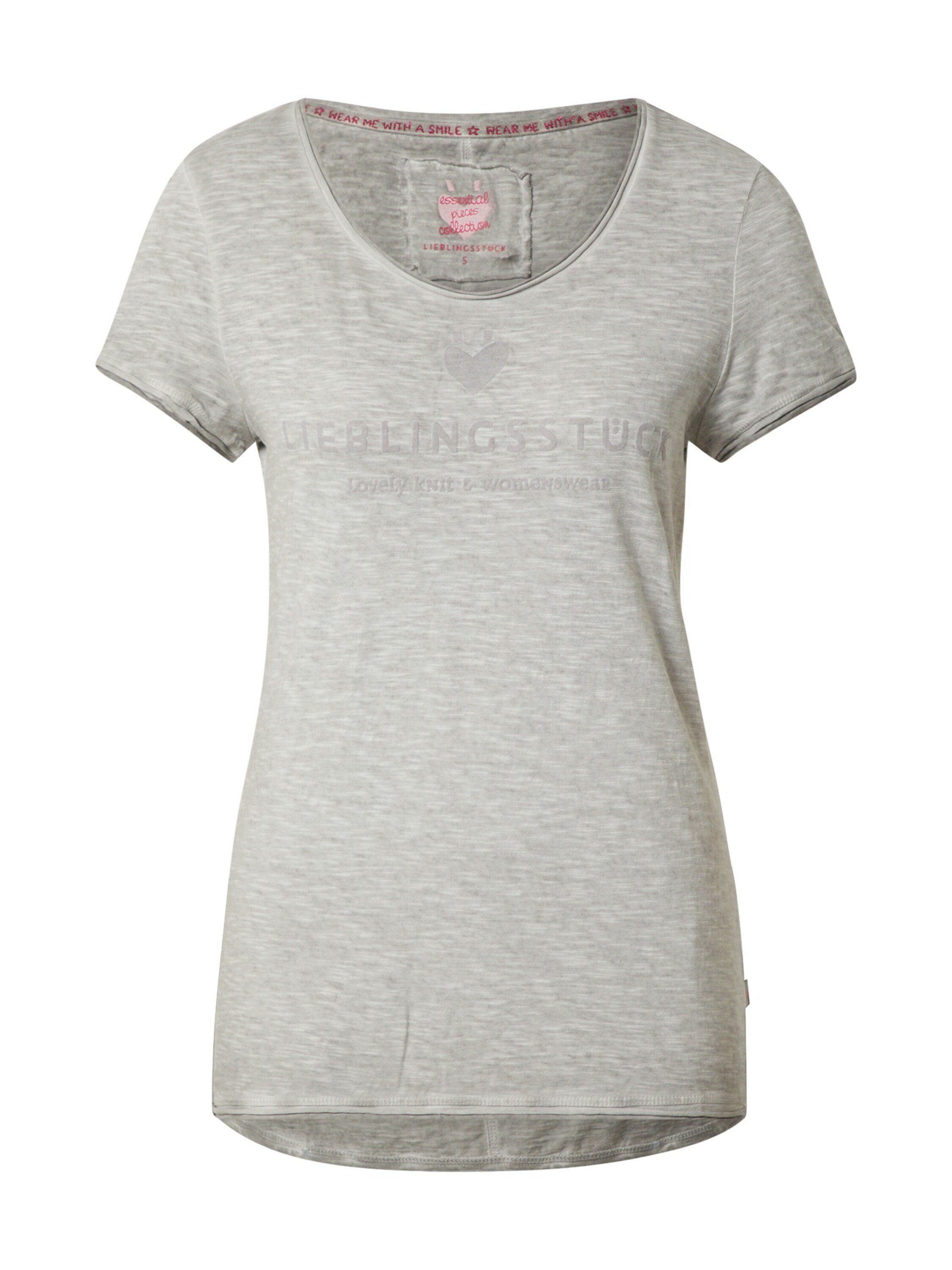 Lieblingsstück T-Shirt Cia (1-tlg) Plain/ohne Details silber (12)