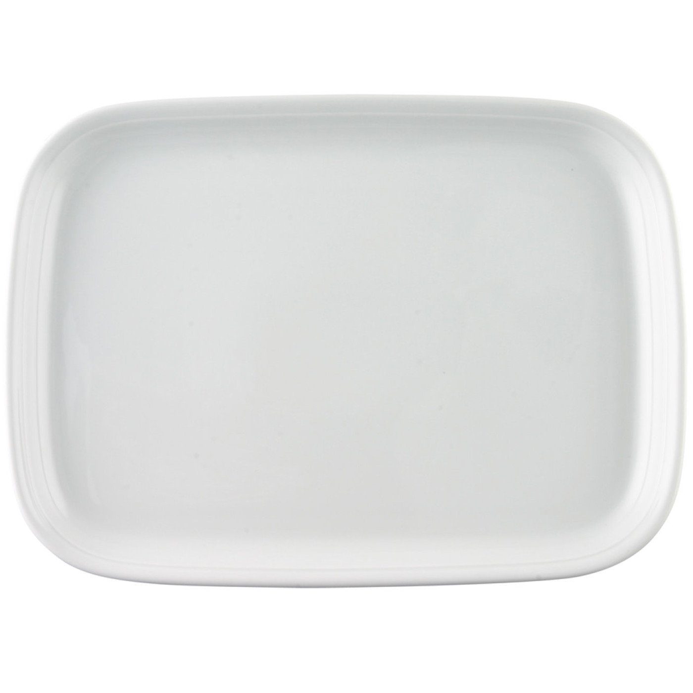 Thomas Porzellan Servierplatte Trend Weiß Platte 38 cm, Porzellan, (1-tlg)