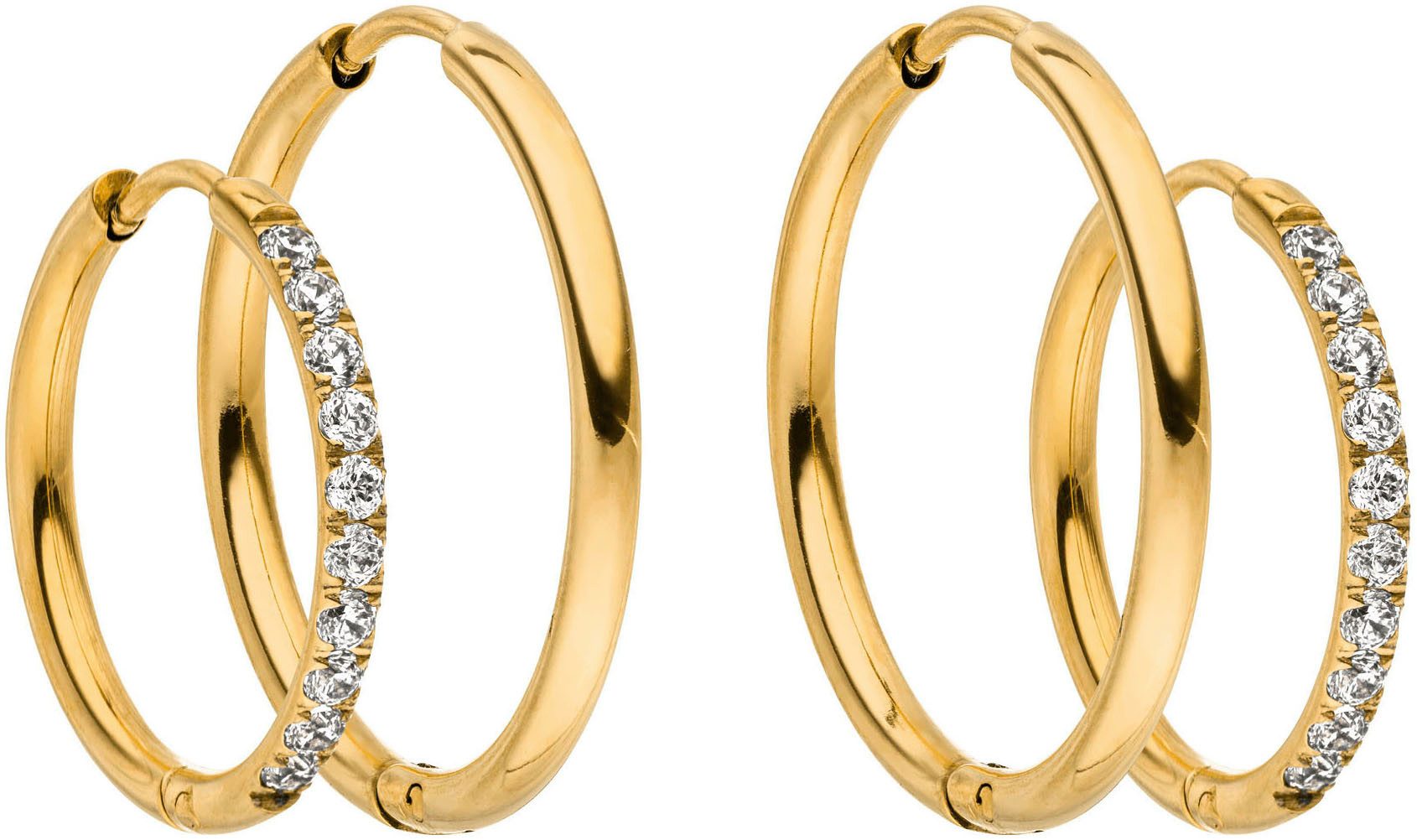 Creolen-Set Schmuck Geschenk Lovely Glitter Ohrring-Set, 23081