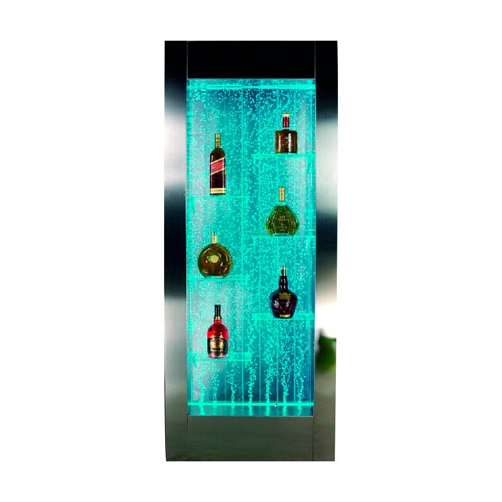 JVmoebel Barschrank Led Wasser Wand Bar Regal Säule Wassersäulen Theke Regale Trennwand Made in Europa