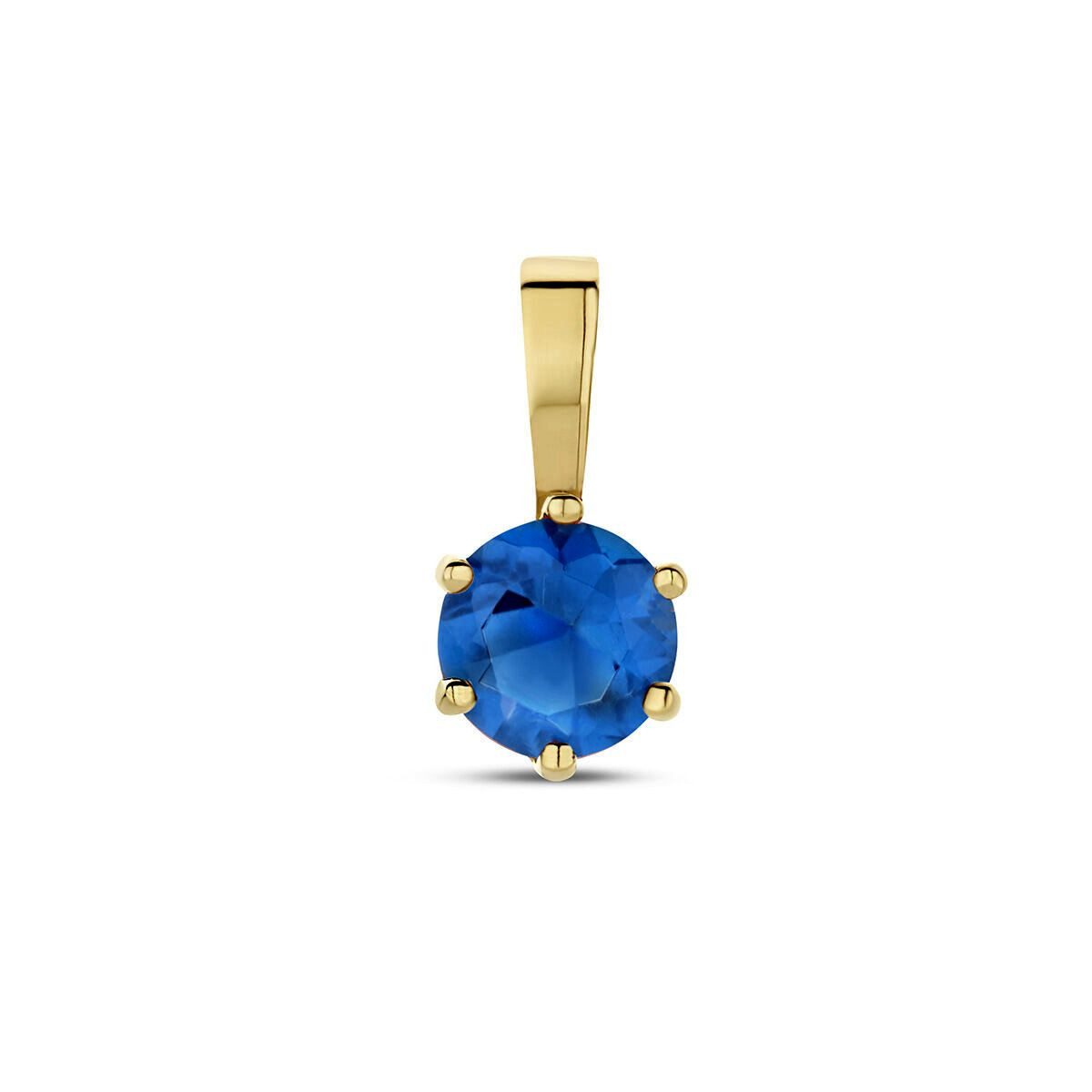 NICEANDnoble Kettenanhänger 585er Gelbgold Kettenanhänger synthetischer günstig online kaufen