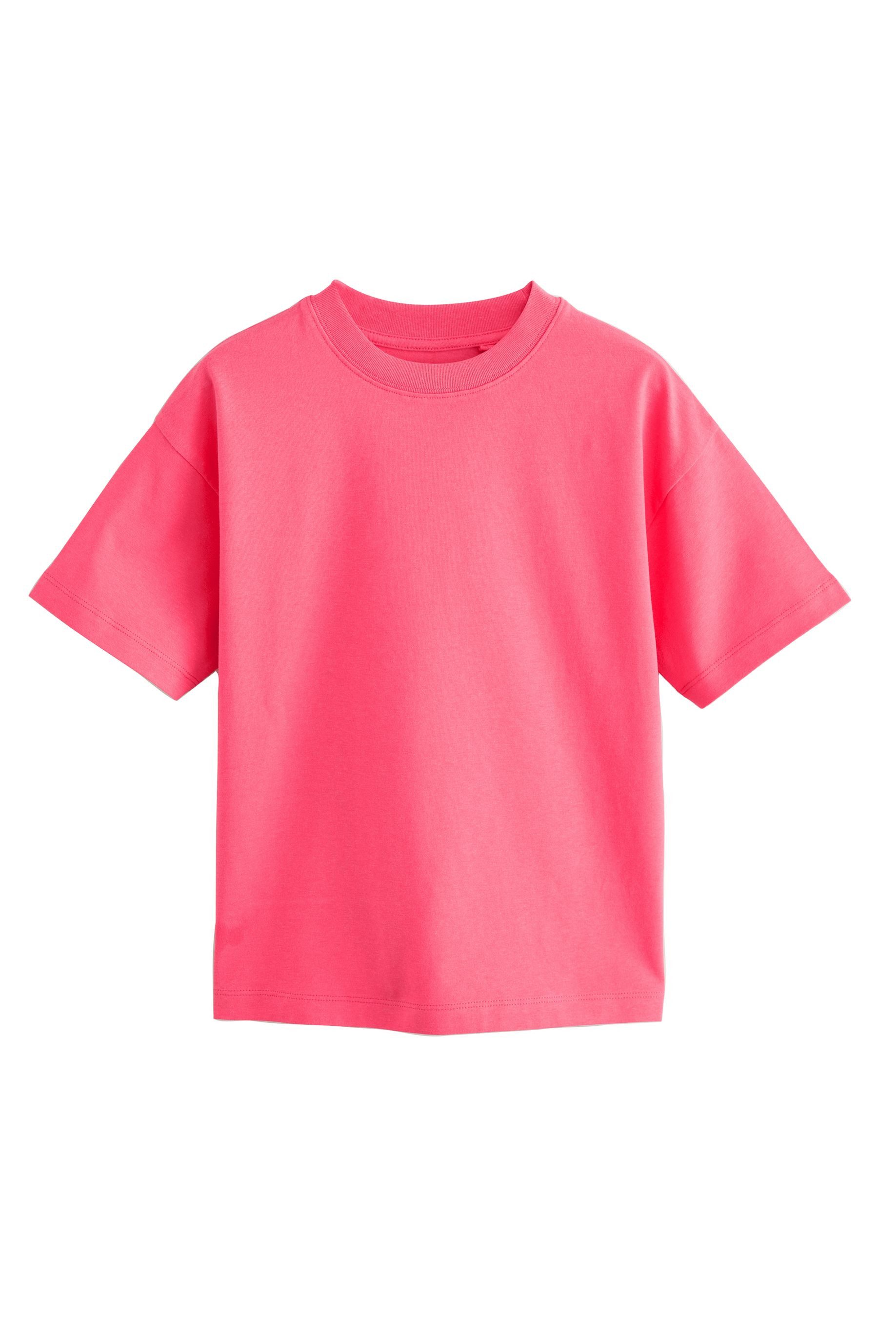 T-Shirt Relaxed Fit T-Shirt aus 100 % Baumwolle