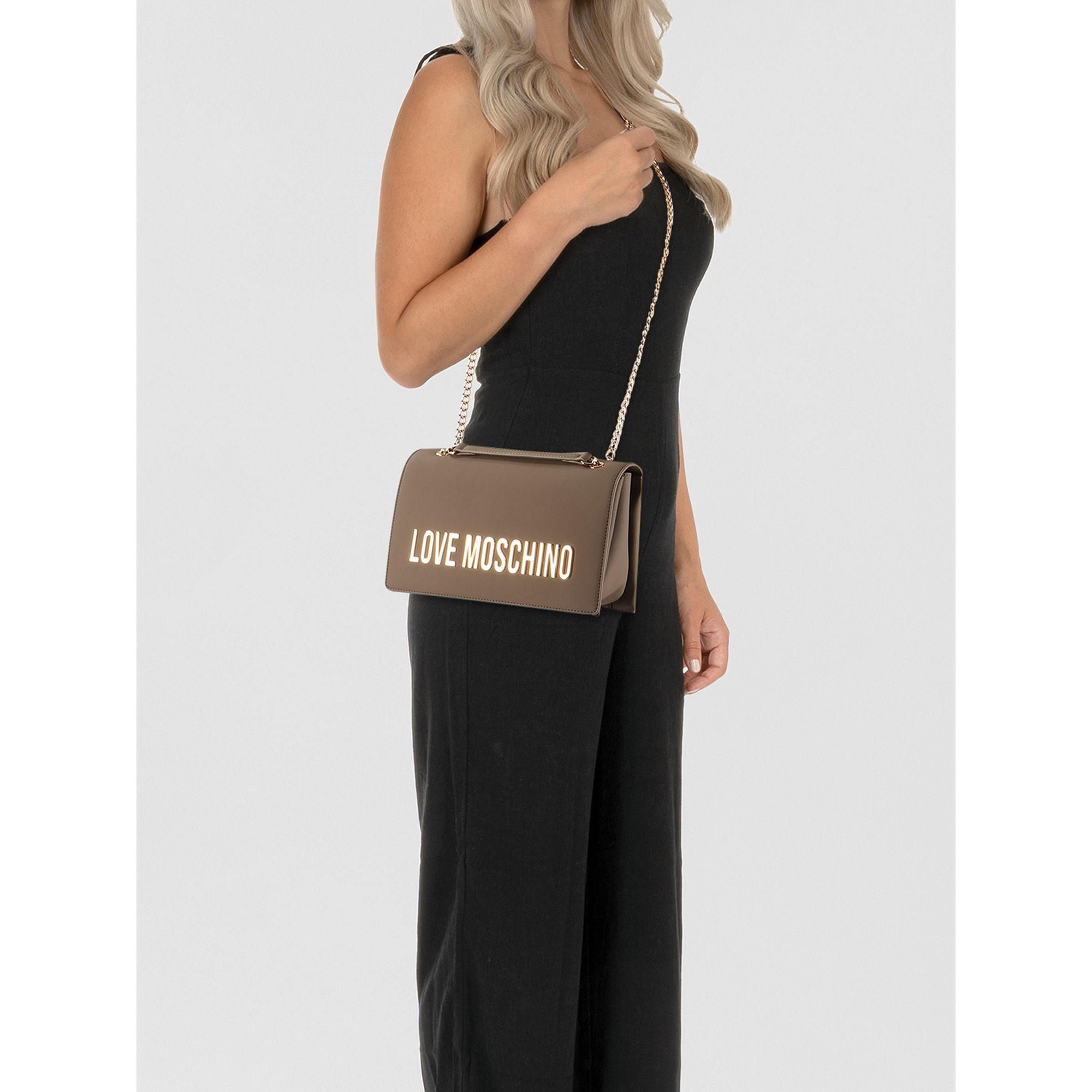 LOVE MOSCHINO Schultertasche Bold Love, Polyurethan