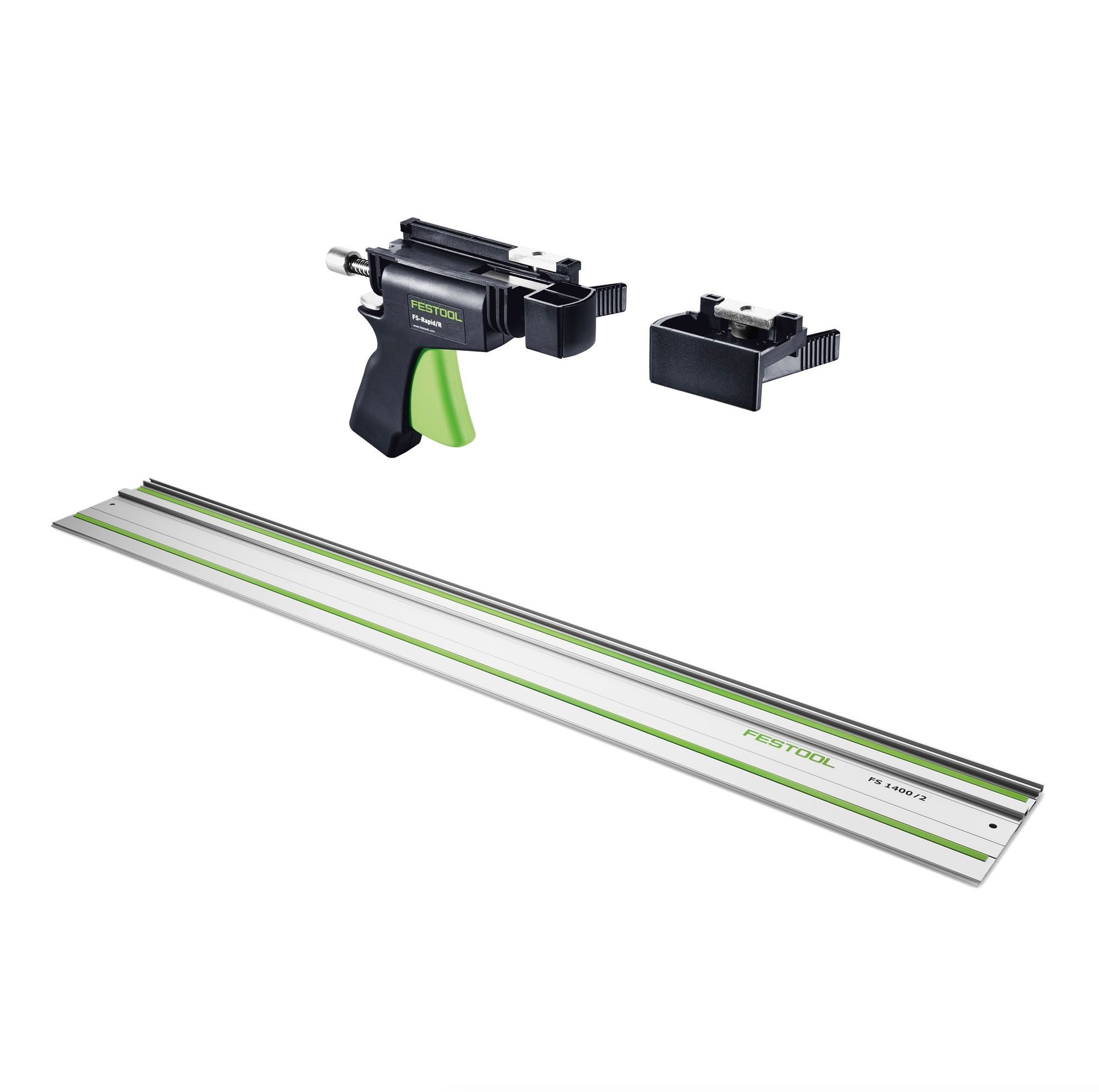 FESTOOL Maschinen-Führungsschienen Führungsschiene Schnellspanner Set FS 1400/2 (491498) + FS-RAPID/R
