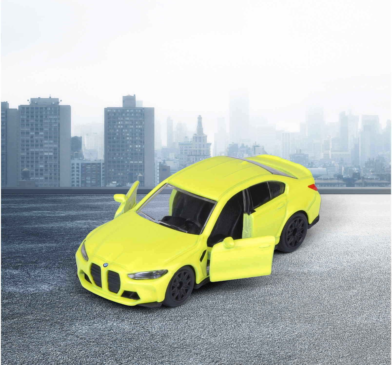 majORETTE Spielzeug-Auto Spielwelt BMW Showroom Set + 1 BMW Fahrzeug 7,5 cm 8502106000