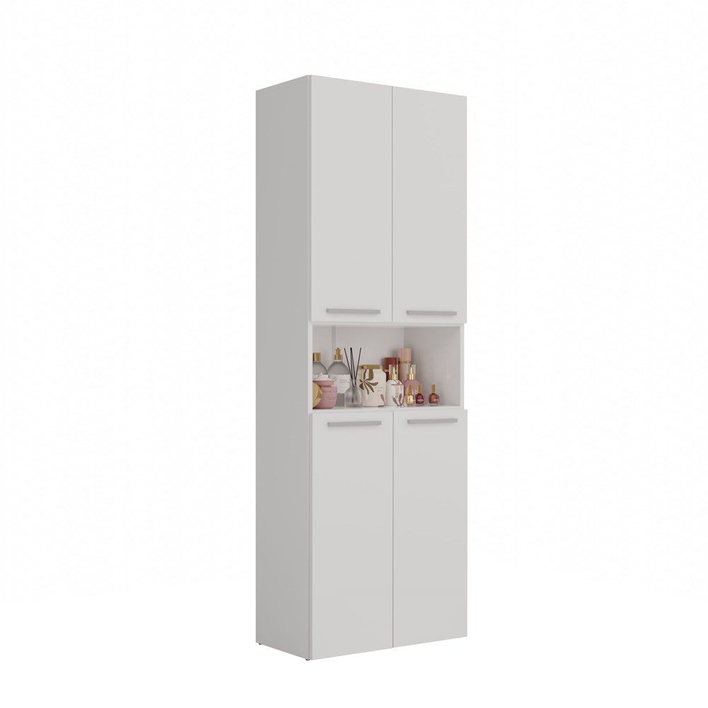 MAGOWA Badkommode Badezimmerschrank - Stilvolle Ordnung für Ihr Bad, Höhe: 174 cm - Breite: 60 cm - Tiefe: 30 cm