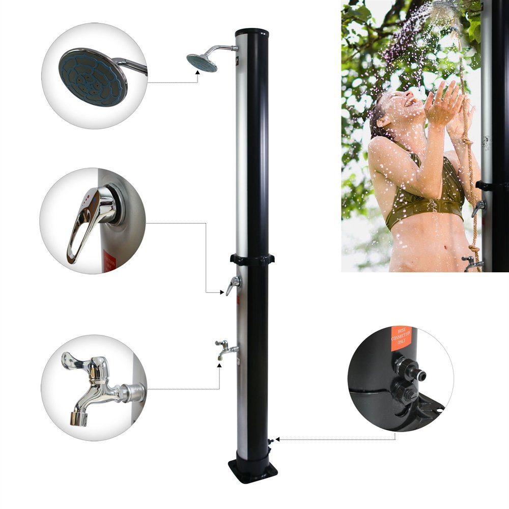 Mucola Solardusche Solardusche Gartendusche 35L Pooldusche günstig online kaufen