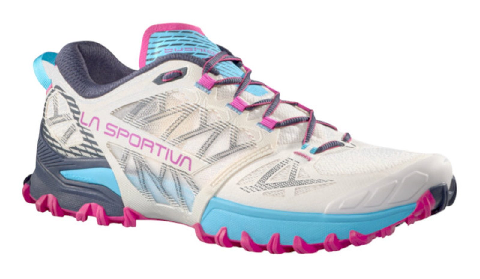 La Sportiva Trail-Laufschuhe Bushido III hellgrau/blau/violett Damen Wanderschuh