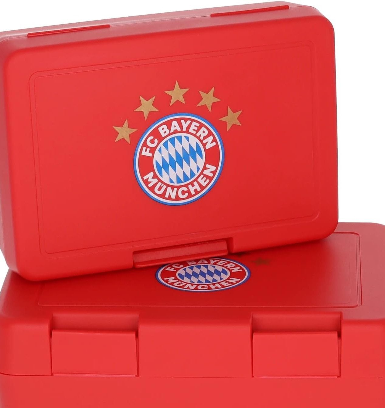 FC Bayern München Lunchbox Brotdose 2er-Set, Kunststoff