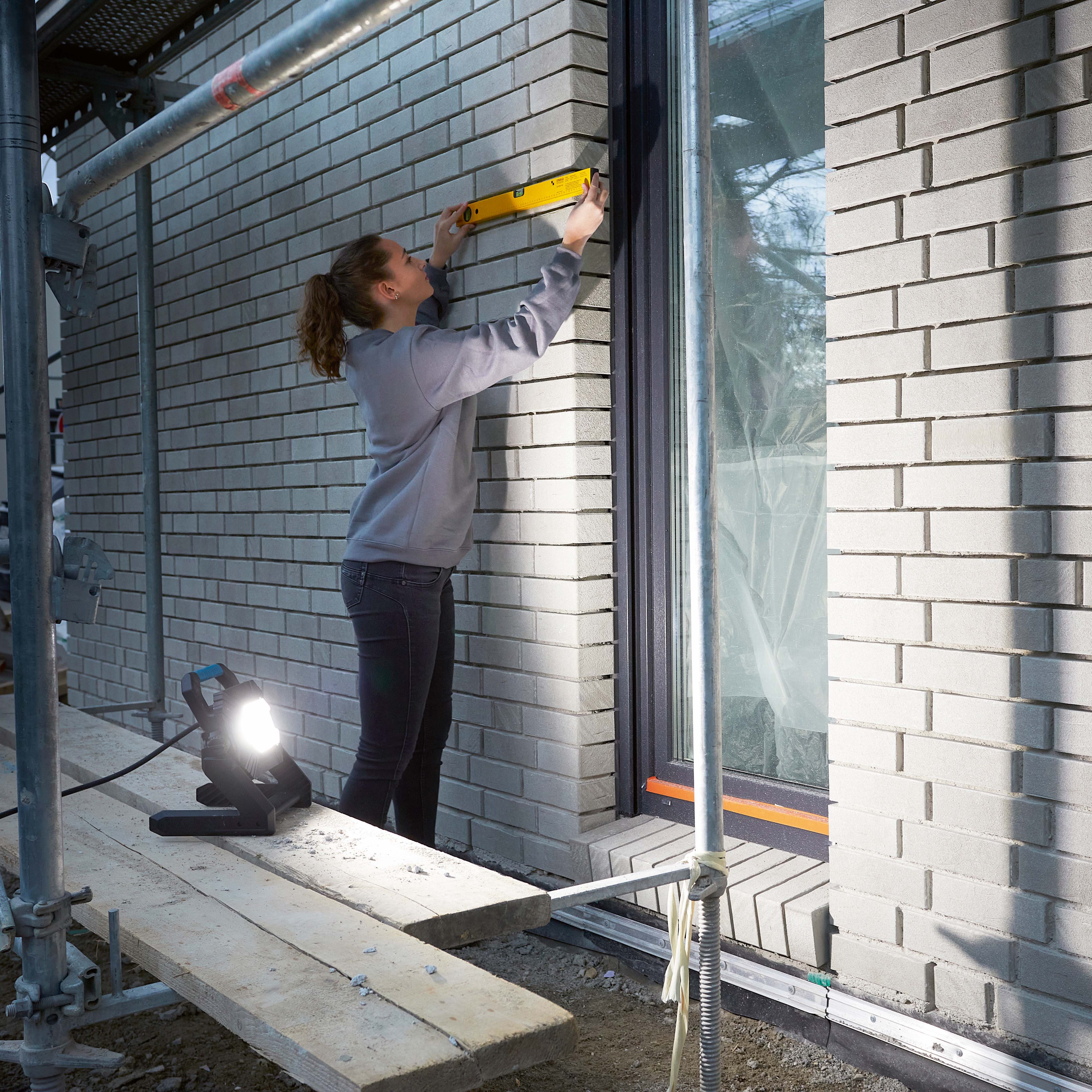 Northpoint LED work light, 55 watts, dimmable, robust housing, socket