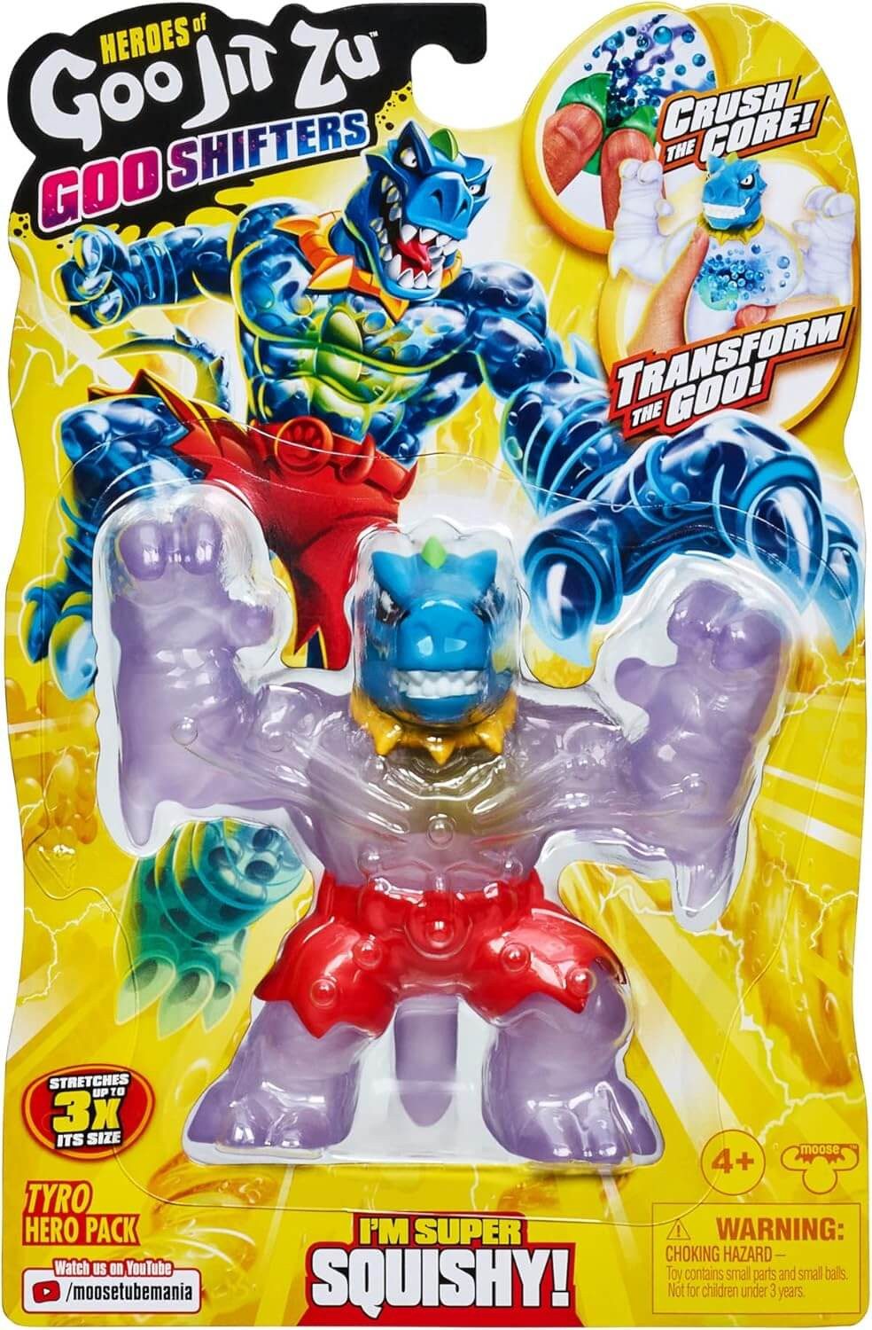 Moose Toys Actionfigur AUSWAHL: Heroes of Goo Jit Zu - Goo Shifters Helden-Packung - Blazagon