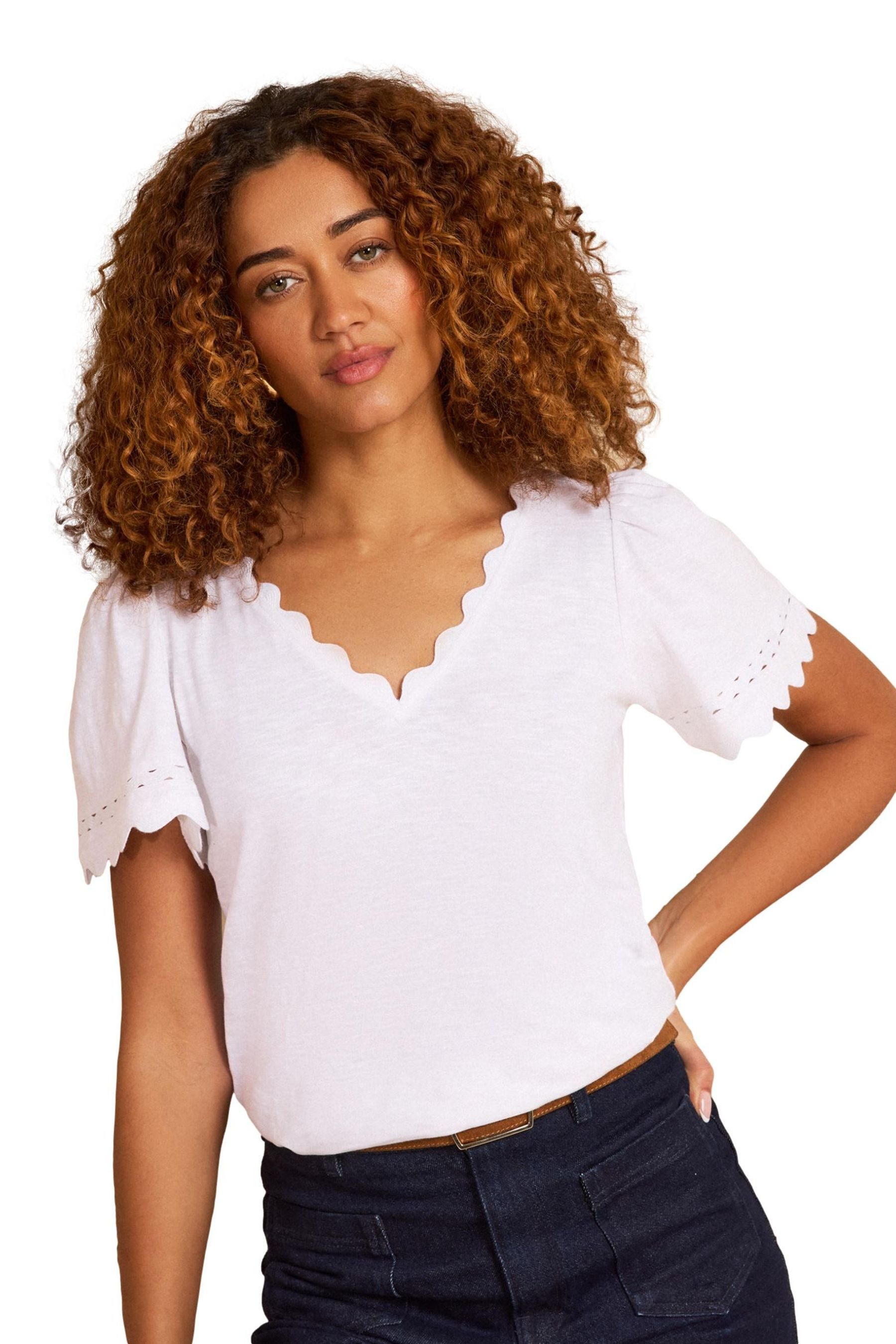 Love & Roses V-Shirt Love & Roses T-Shirt mit V-Ausschnitt, Regular (1-tlg) günstig online kaufen