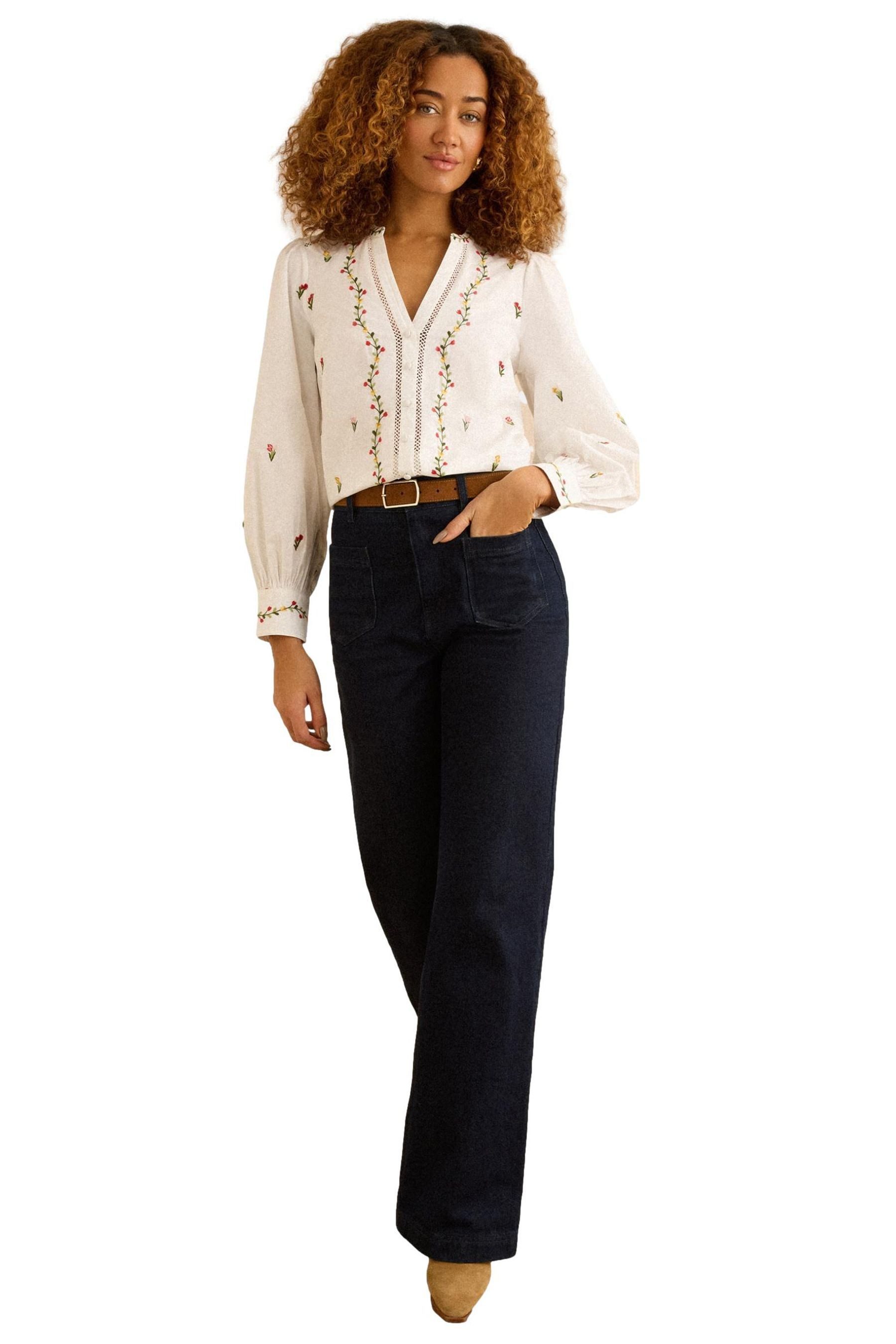 Langarmbluse Love & Roses Langärmlige Bluse, Petite